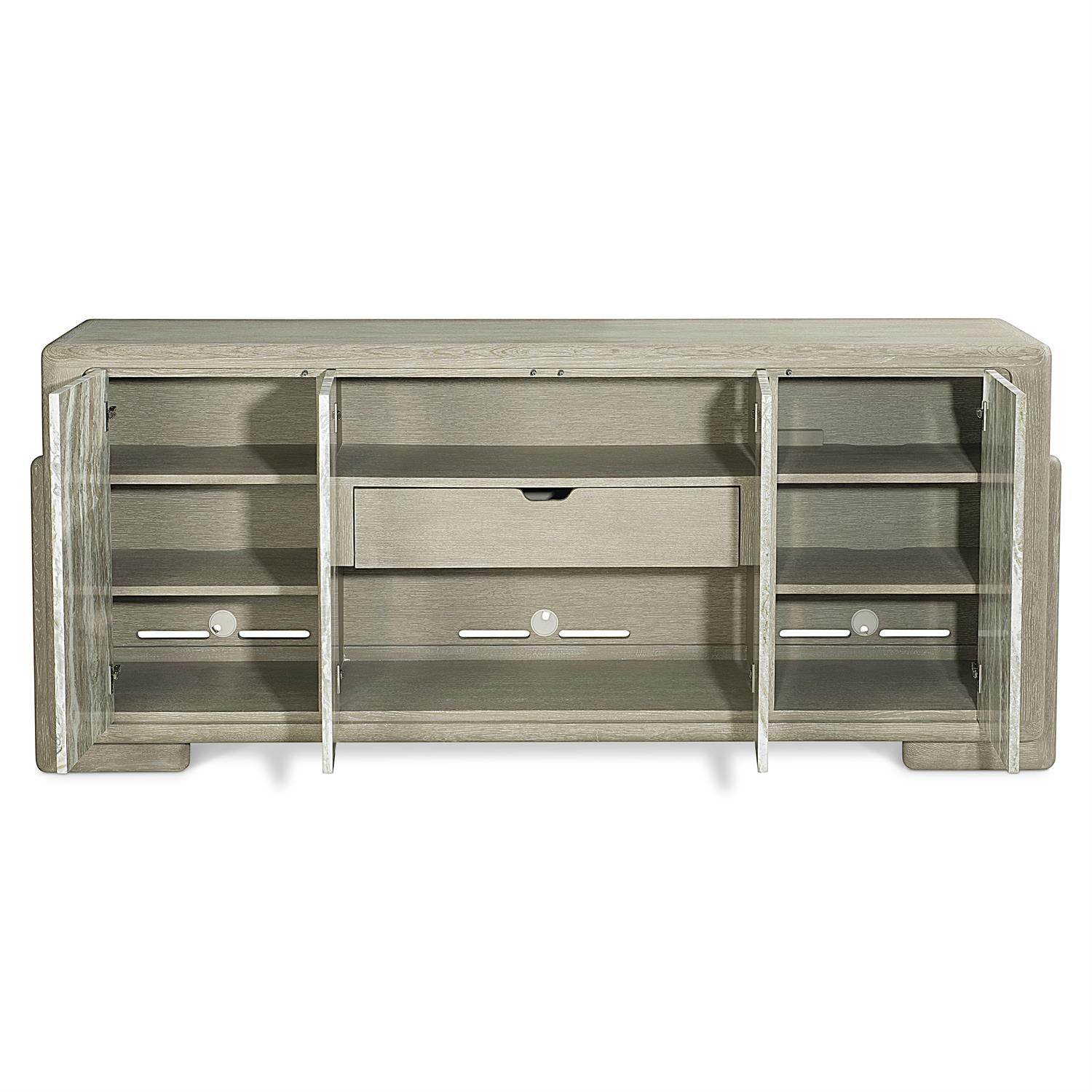 Bernhardt Furniture Arcadia Entertainment Credenza in Clay