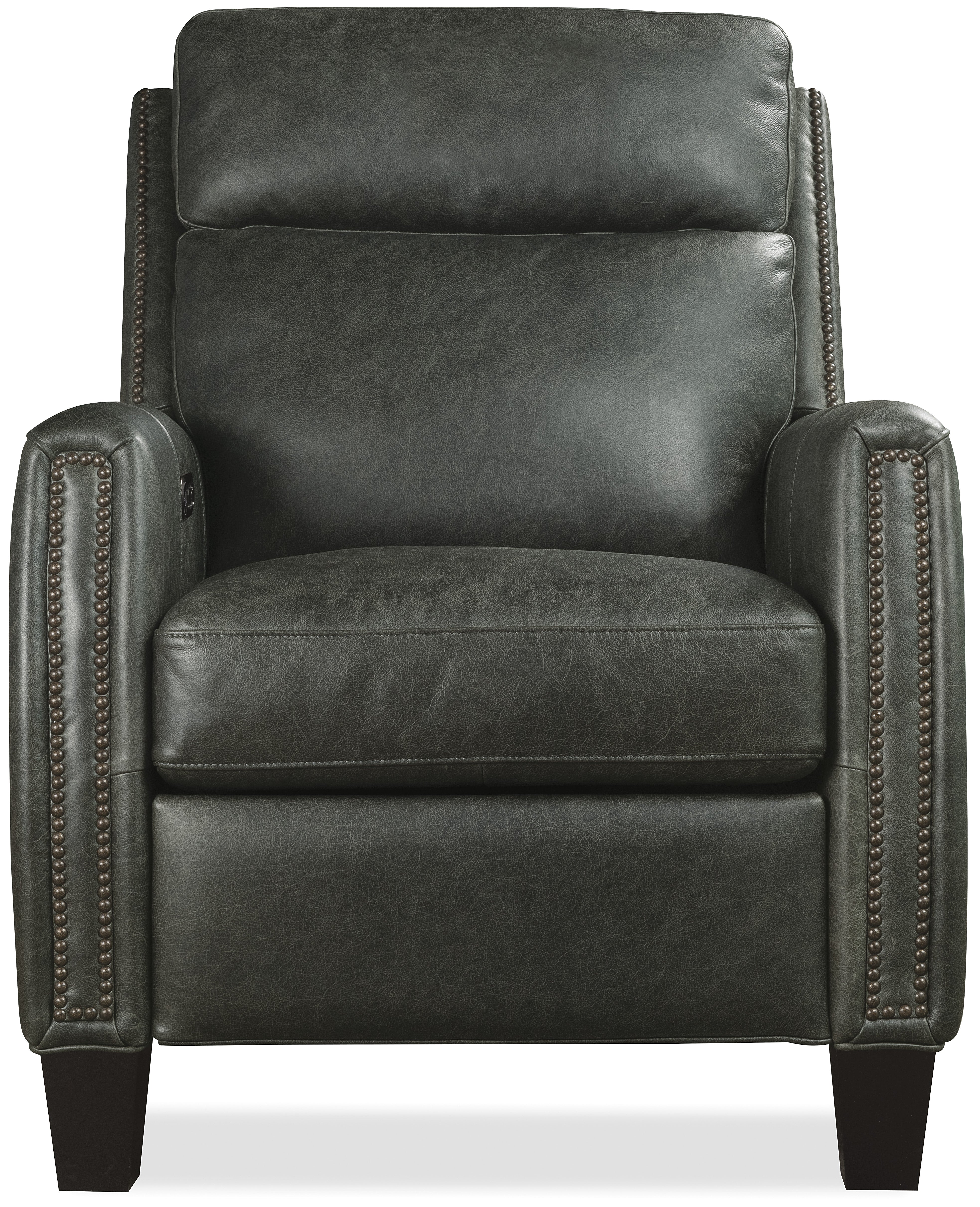 Hooker Furniture Jacklyn Power Recliner with Pop-Up Headrest in Grey