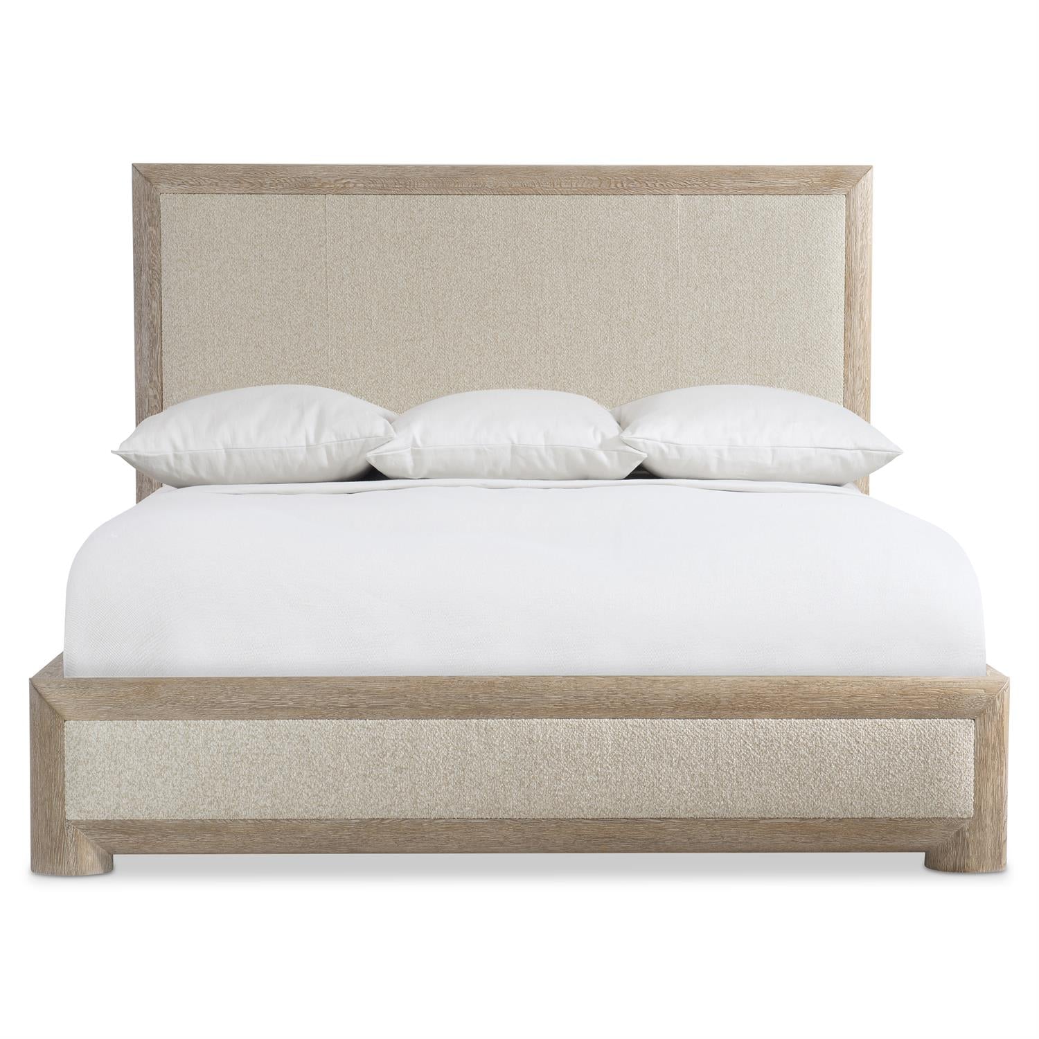 Bernhardt Furniture Aventura Upholstered Panel Bed in Marcona
