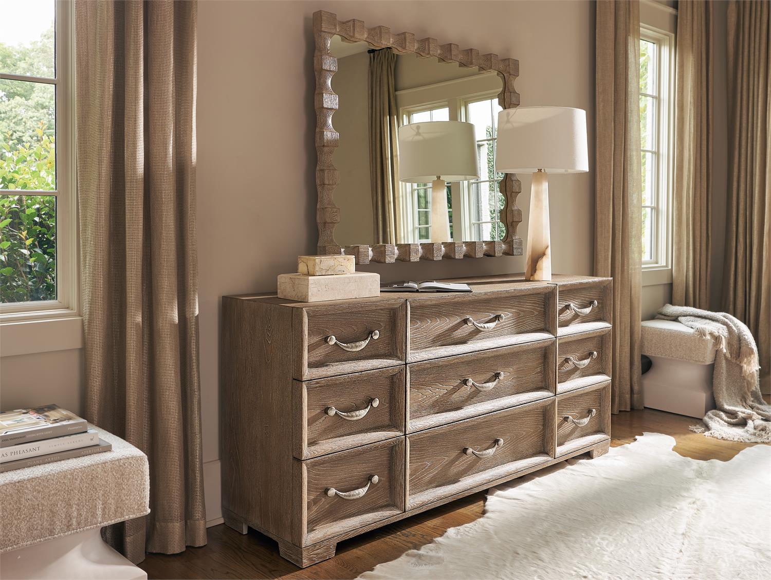Bernhardt Furniture Aventura Mirror in Marcona