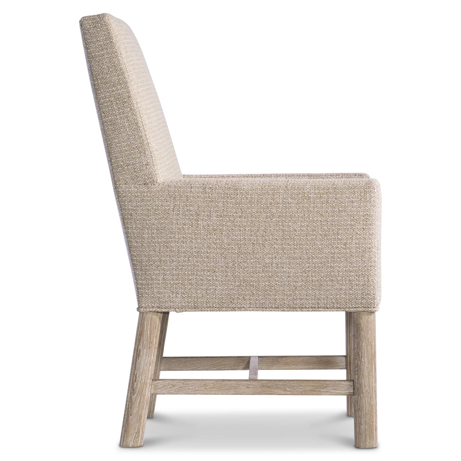 Bernhardt Furniture Aventura Upholstered Arm Chair in Marcona