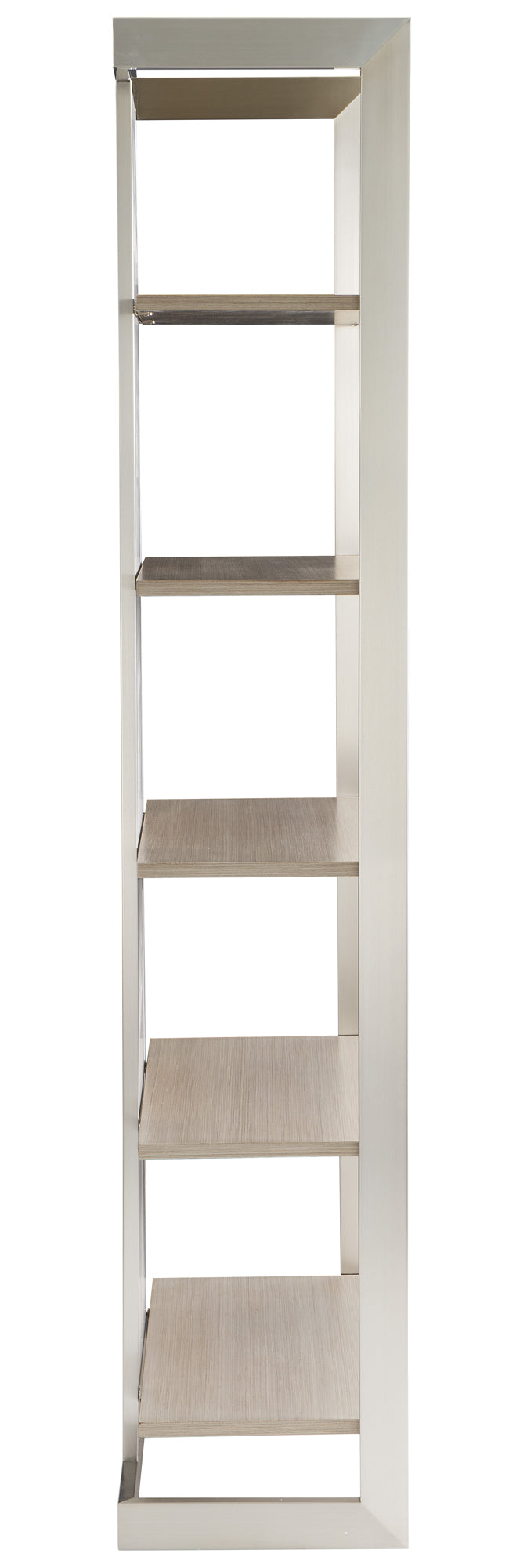 Bernhardt Furniture Axiom Etagere in Linear Grey
