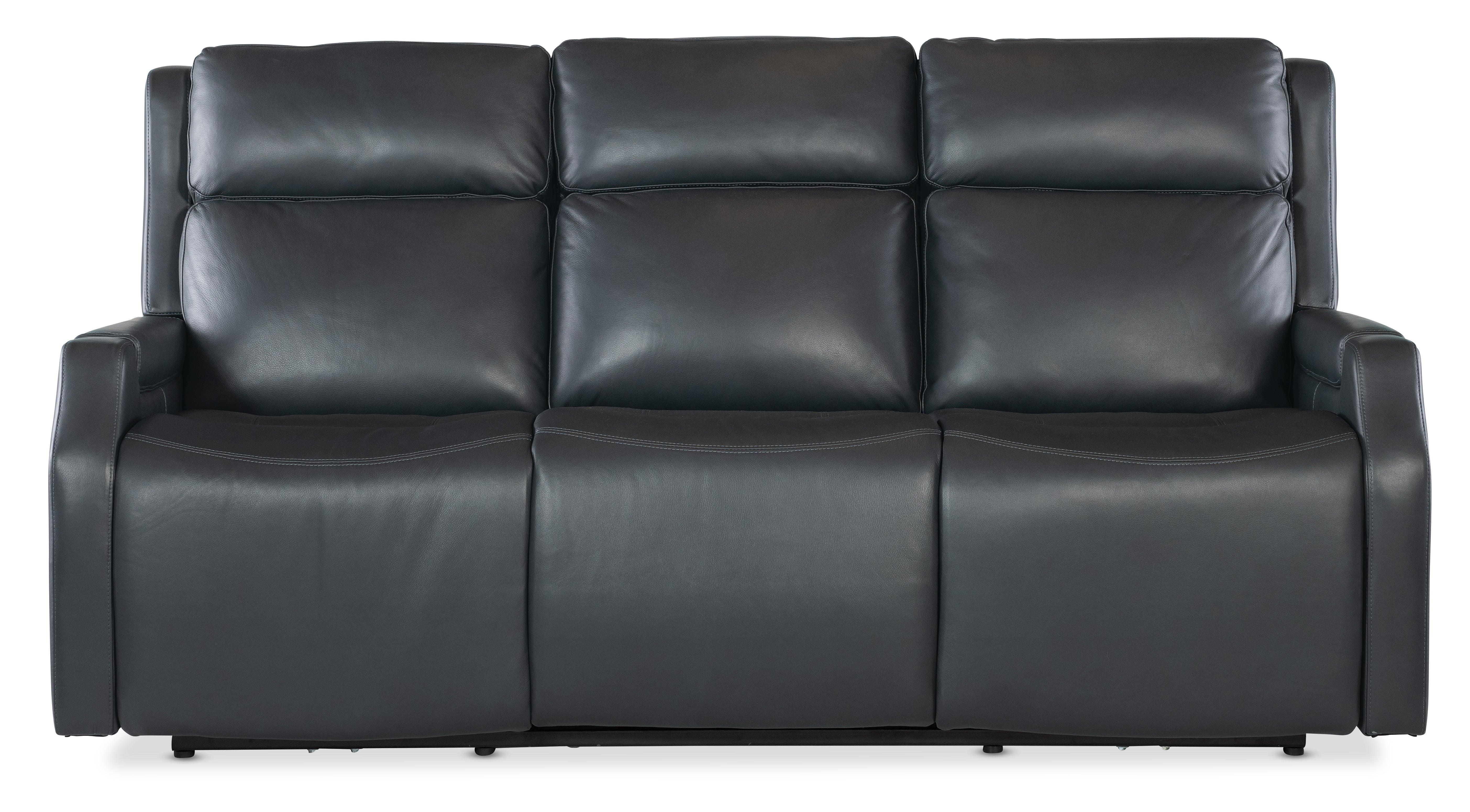 Hooker Furniture Nelson Zero Gravity Power Sofa with Power Headrest and Lumbar in Blue