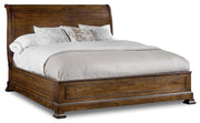 Hooker Furniture Archivist Sleigh Bed with Low Footboard