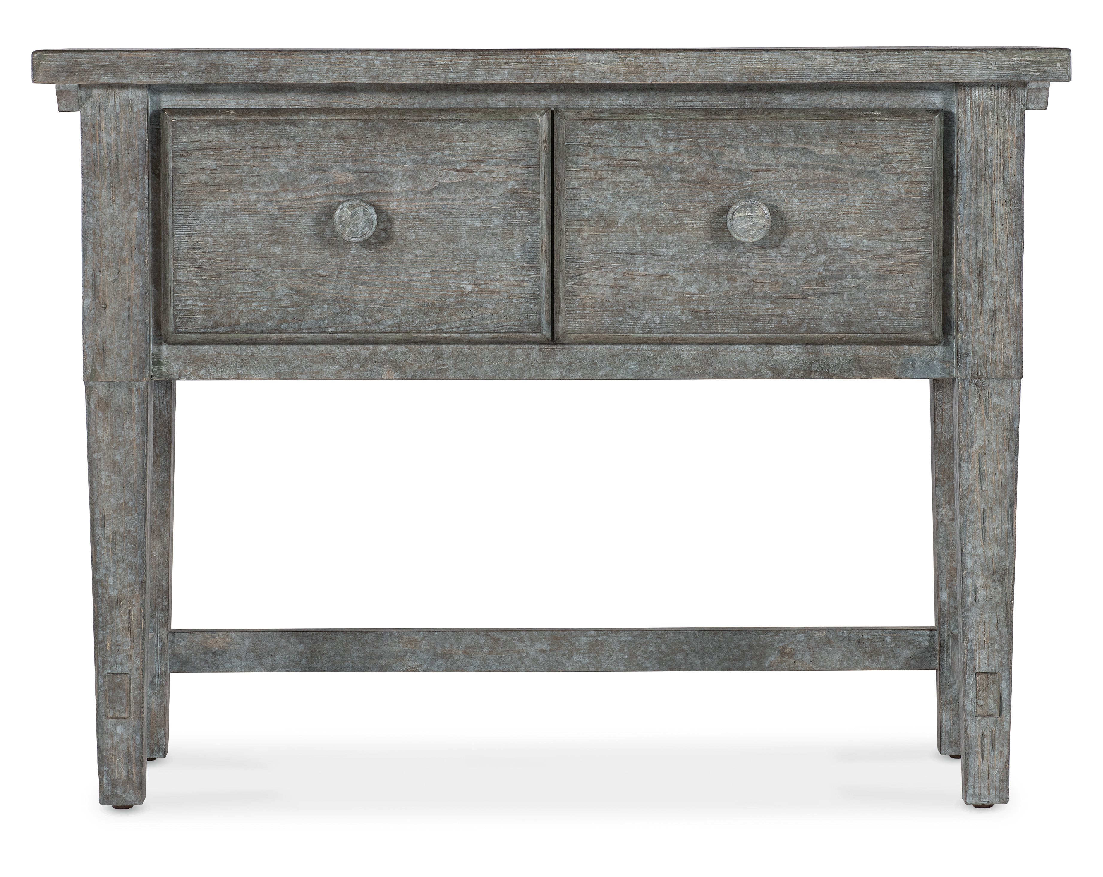 Hooker Furniture Commerce & Market Stonewashed Console in Blues