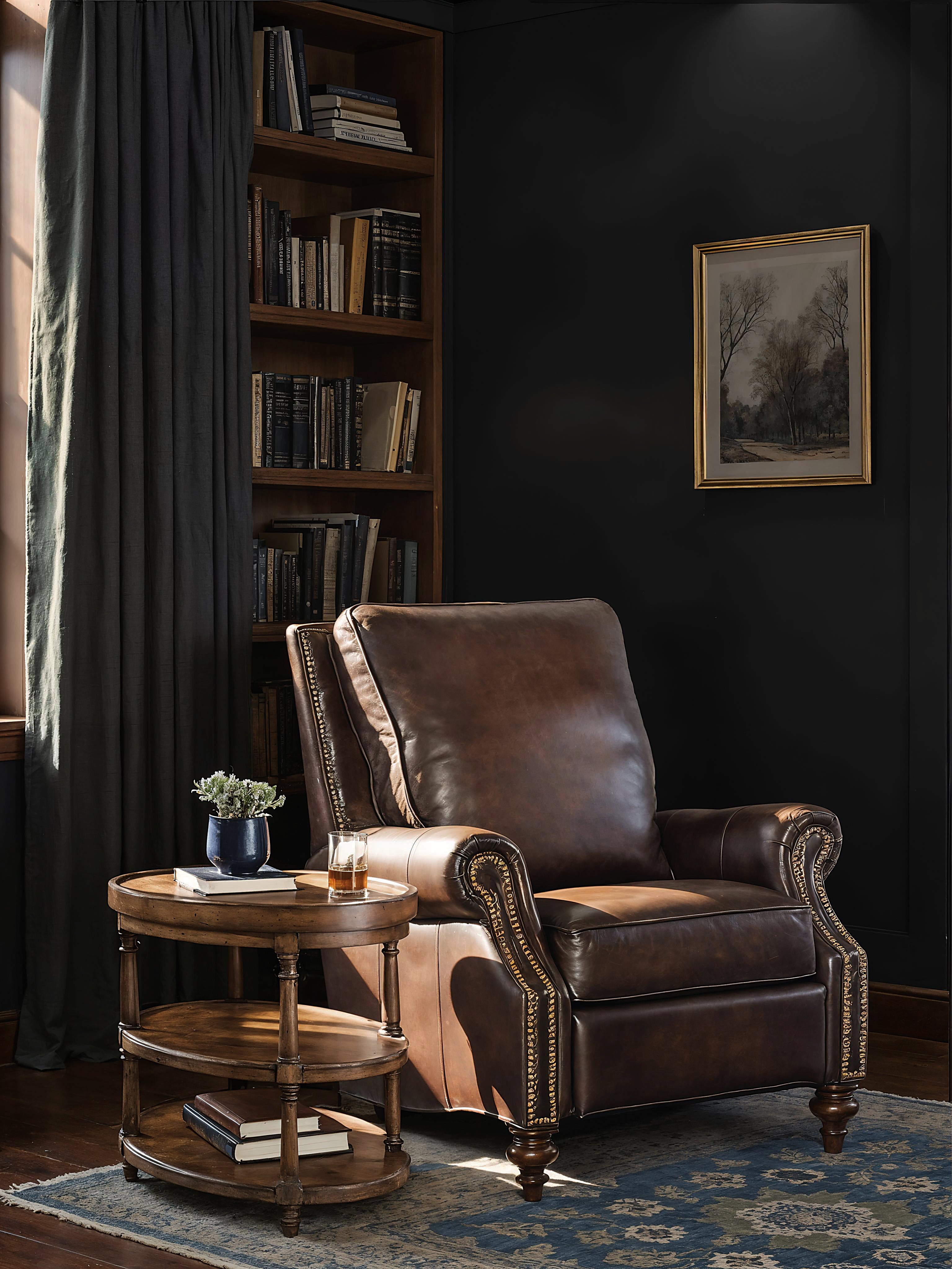 Hooker Furniture Conlon Recliner in Dark Brown