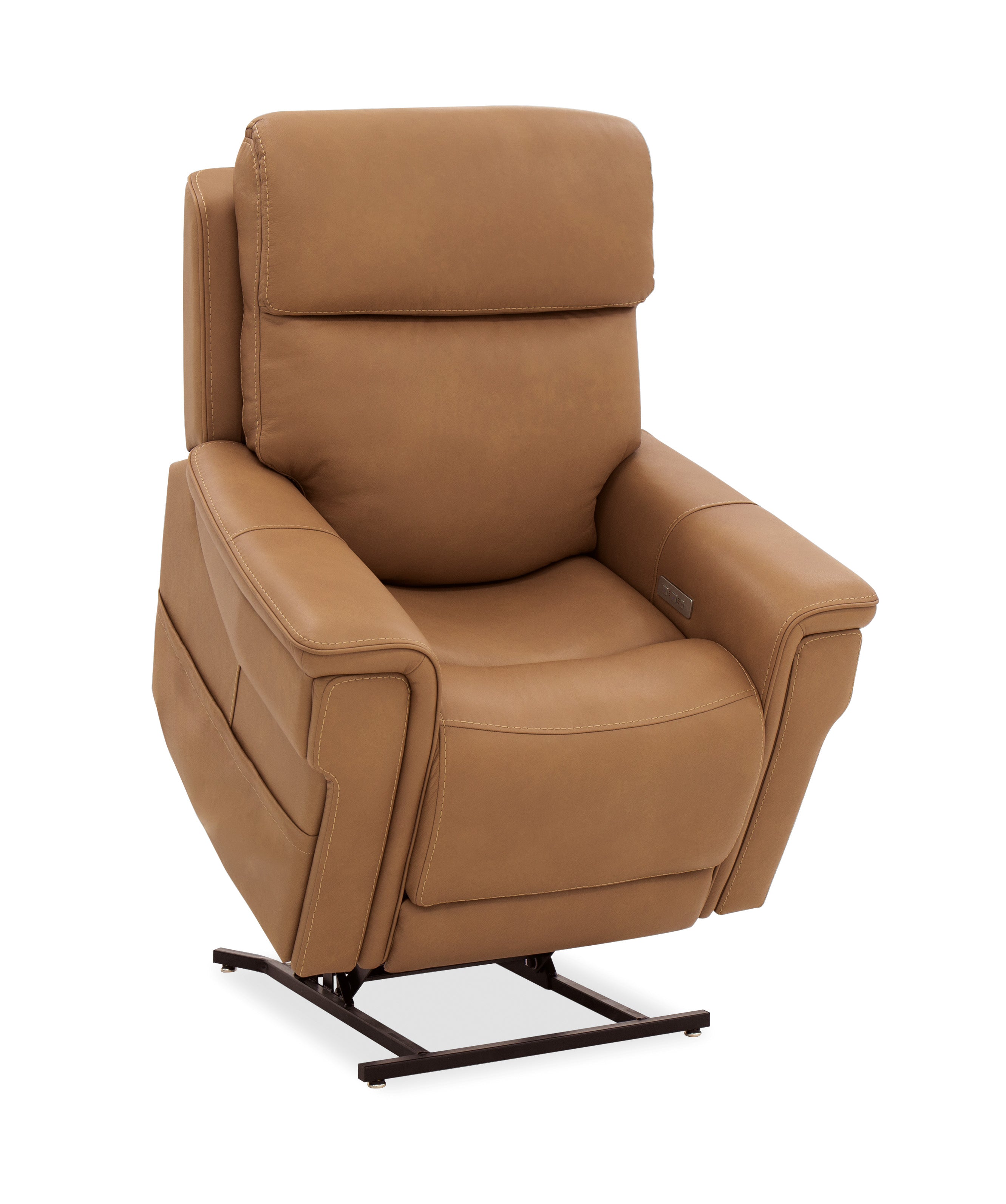 Hooker Furniture Lyra Lift Chair with Power Recline, Headrest and Lumbar in Brown
