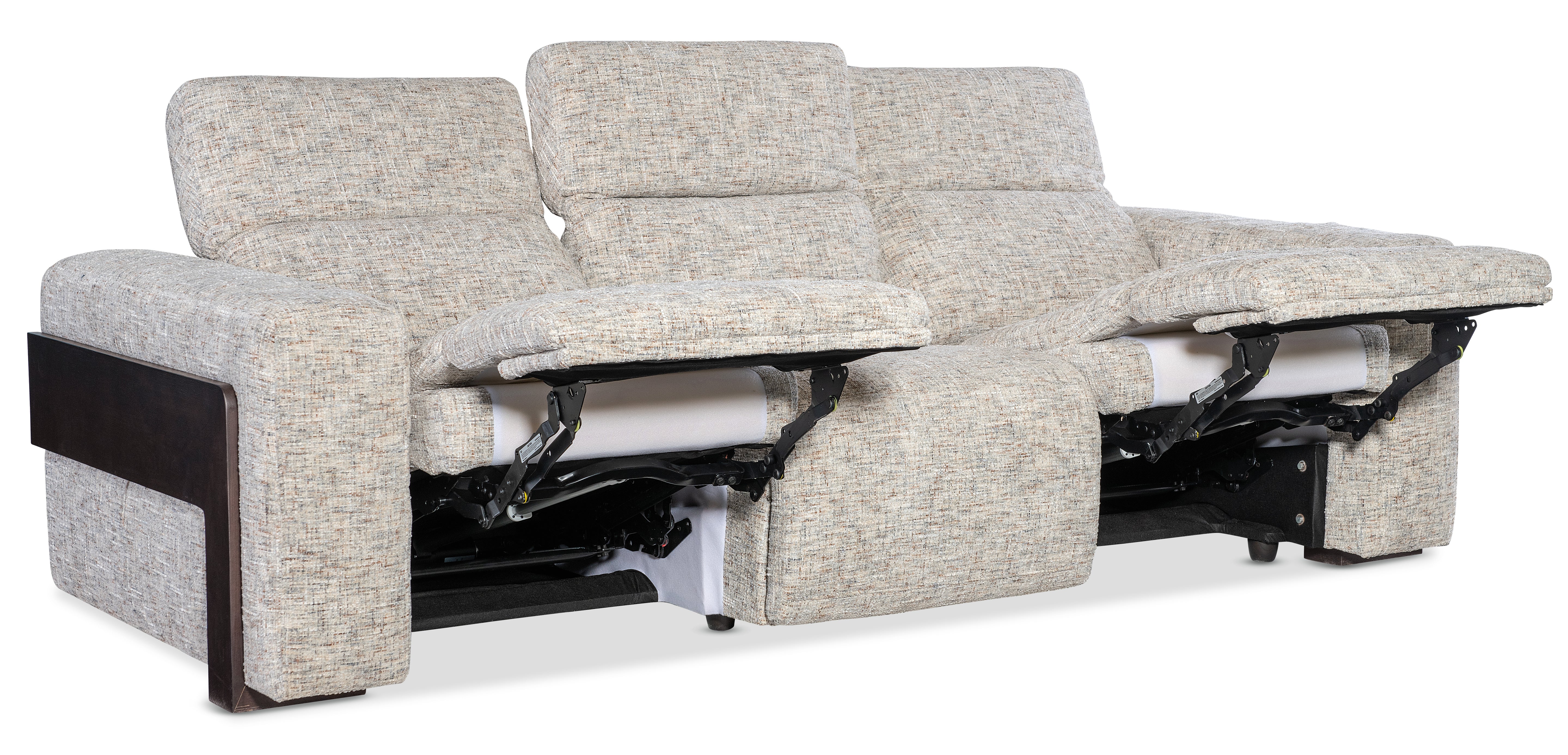 Hooker Furniture Atlas Power Sofa with Power Headrest in Multicolored