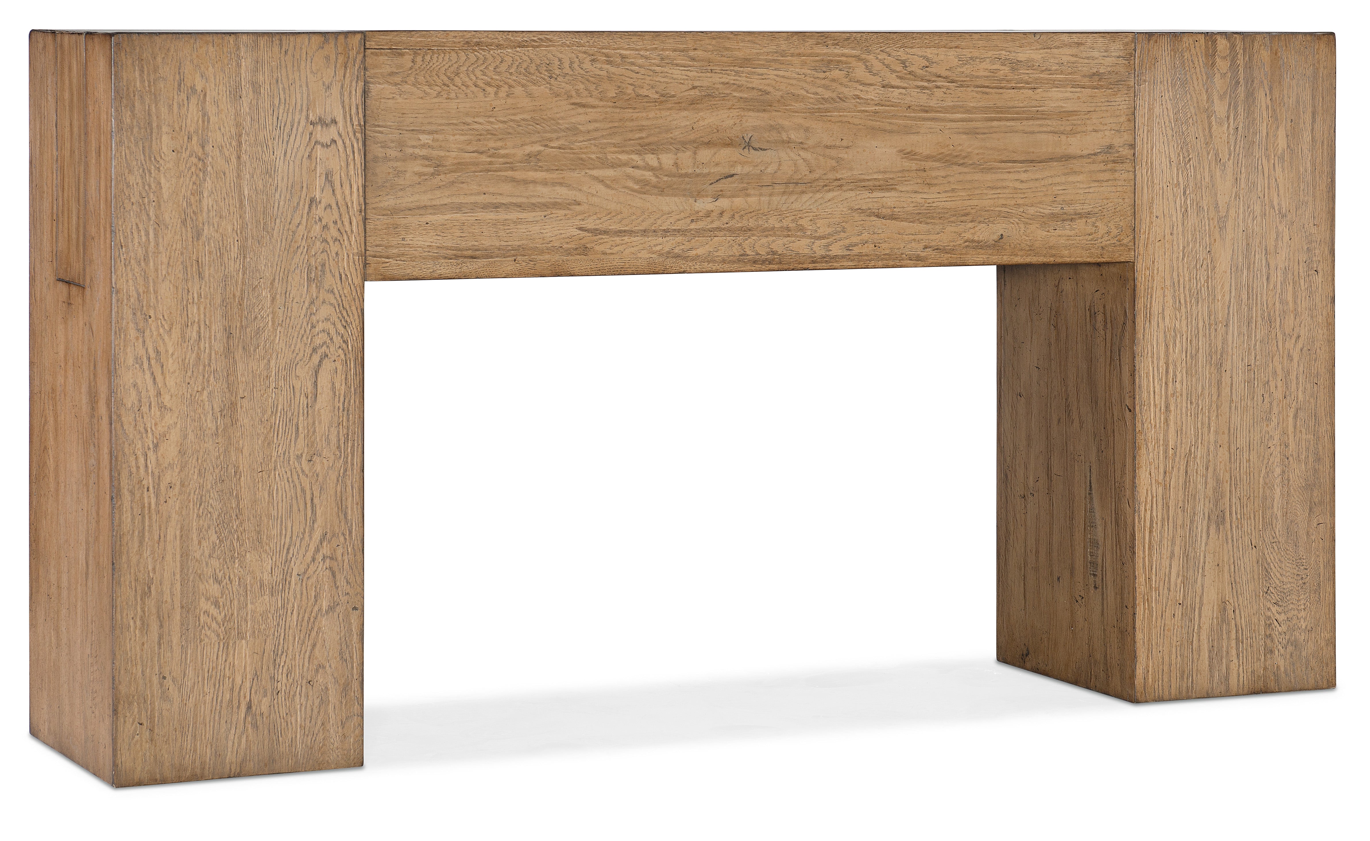 Hooker Furniture Commerce & Market Console in Light Brown