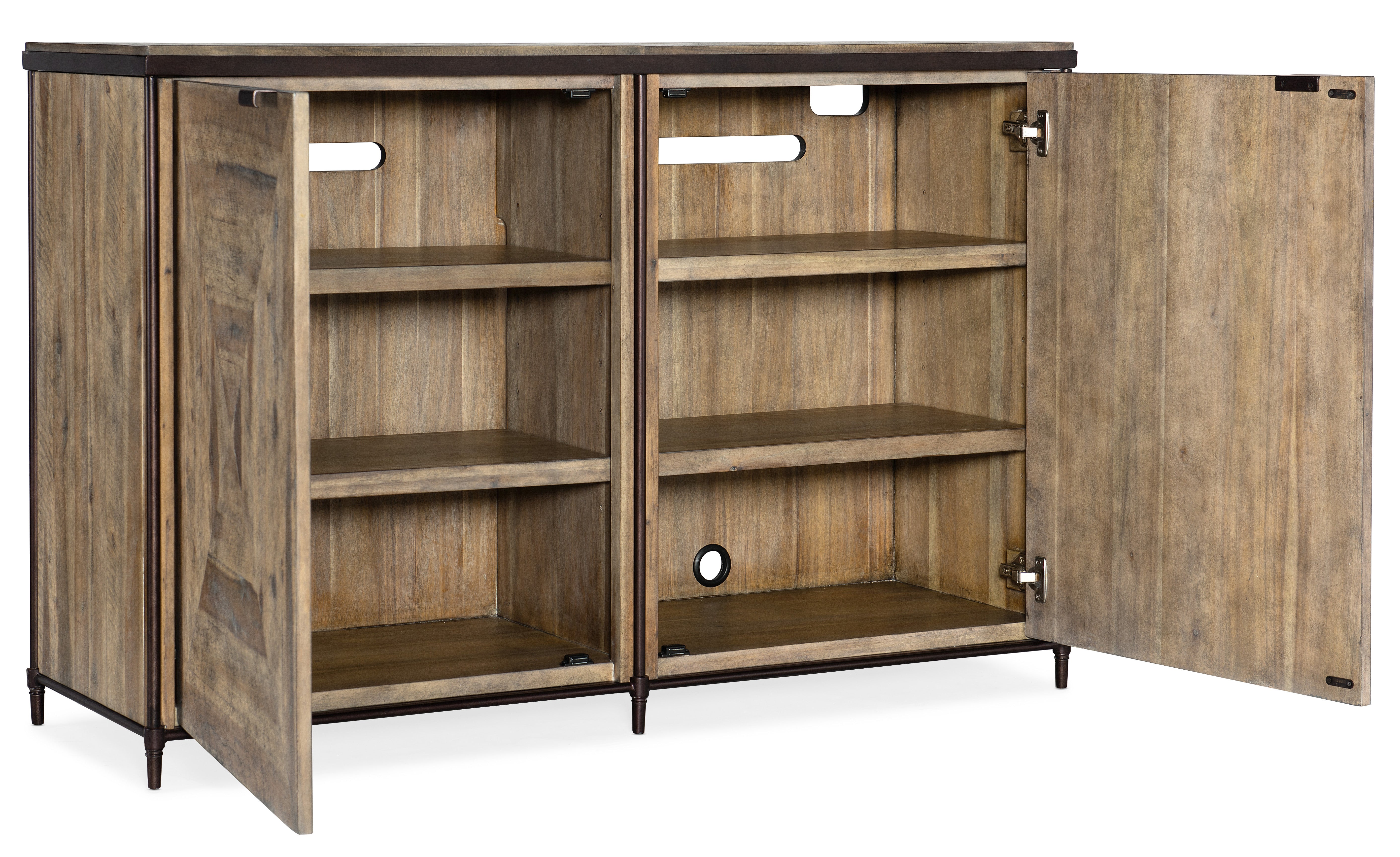 Hooker Furniture St. Armand Door Chest in Light Wood