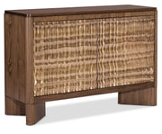 Hooker Furniture Eleana Two Door Chest in Medium Wood
