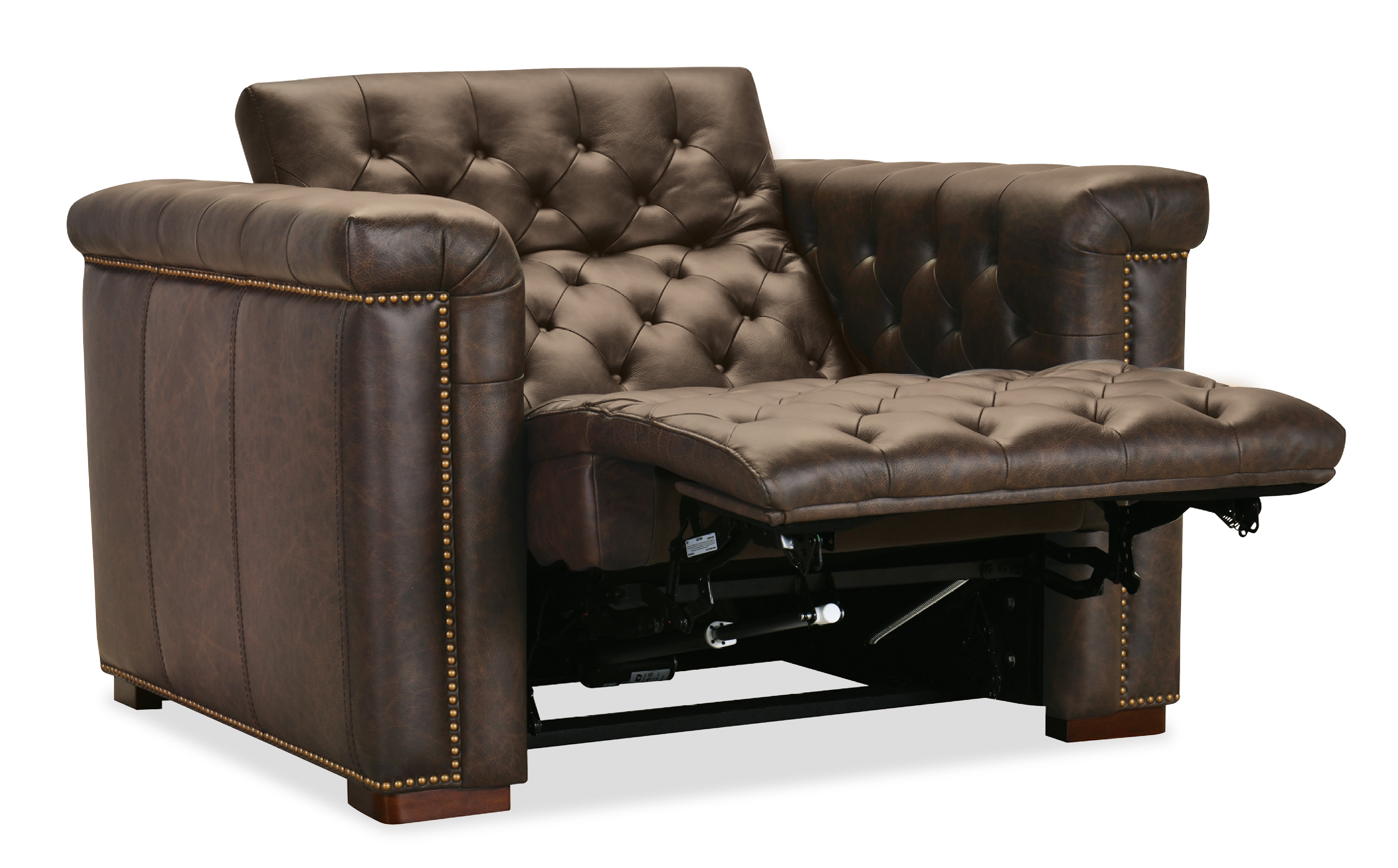 Hooker Furniture Savion Deux Power Recliner with Power Headrest in Brown