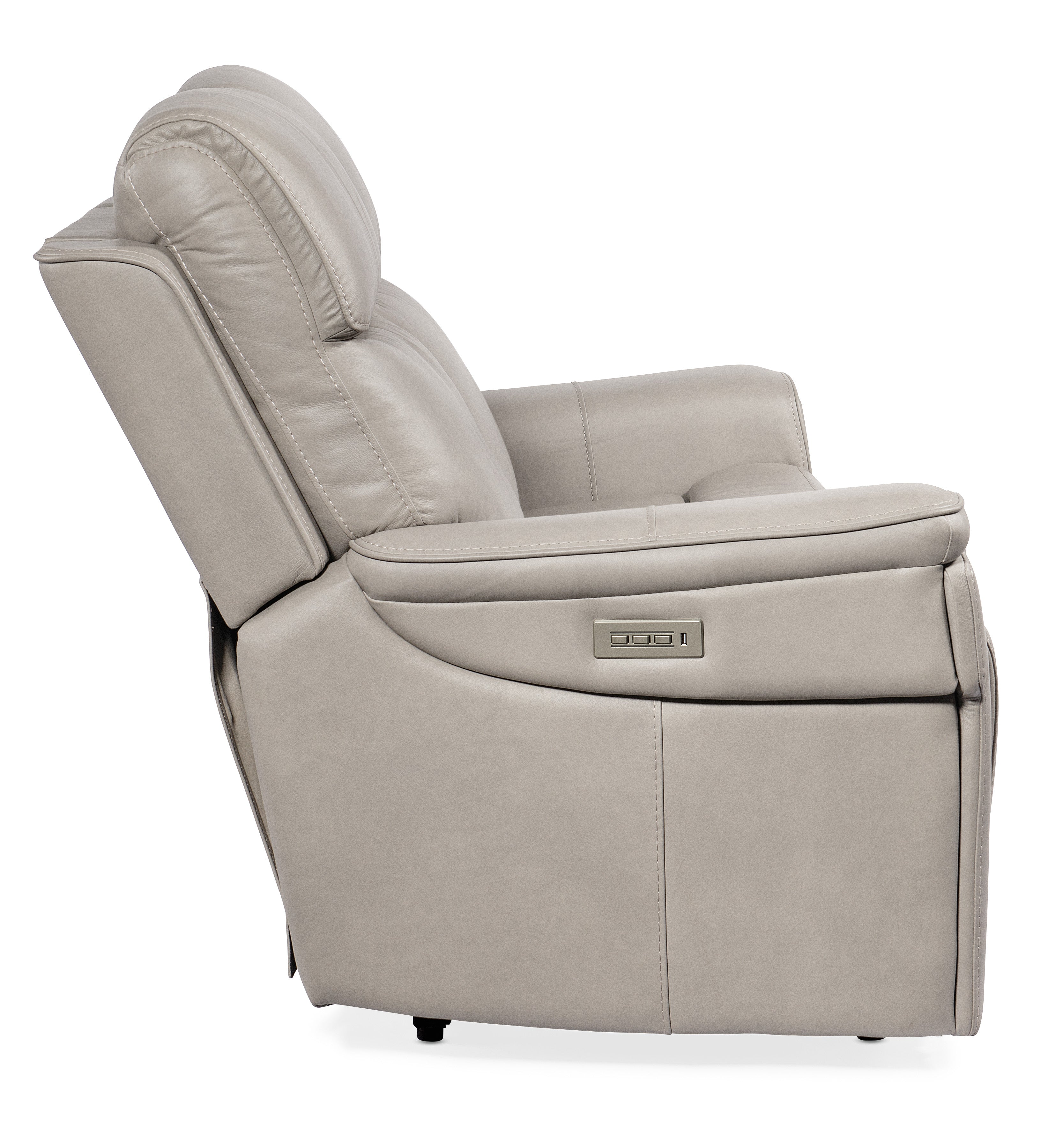 Hooker Furniture Lyra Zero Gravity Power Loveseat with Power Headrest and Lumbar in Light Gray