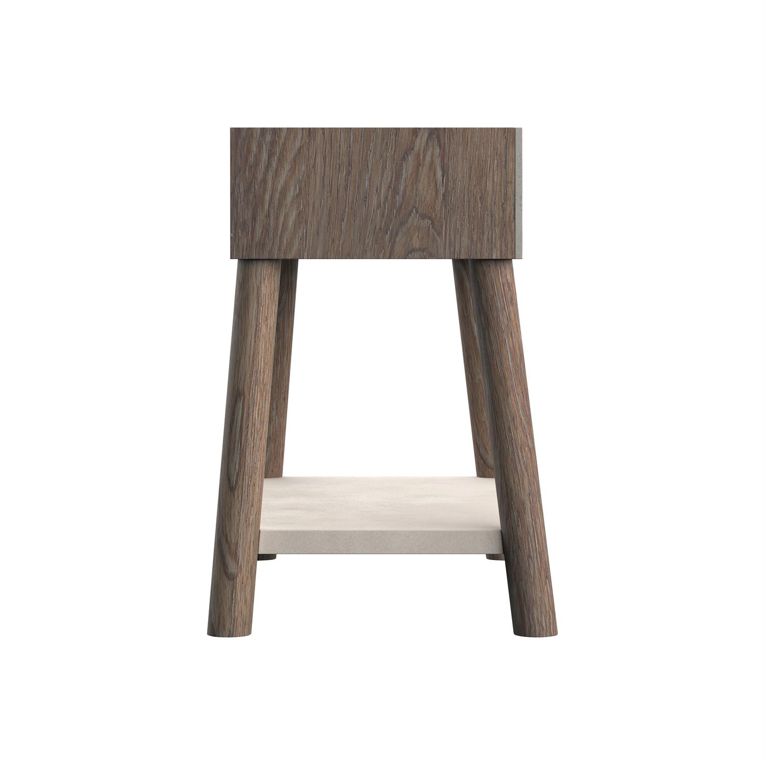 Bernhardt Furniture Casa Paros Open Nightstand in Bedrock
