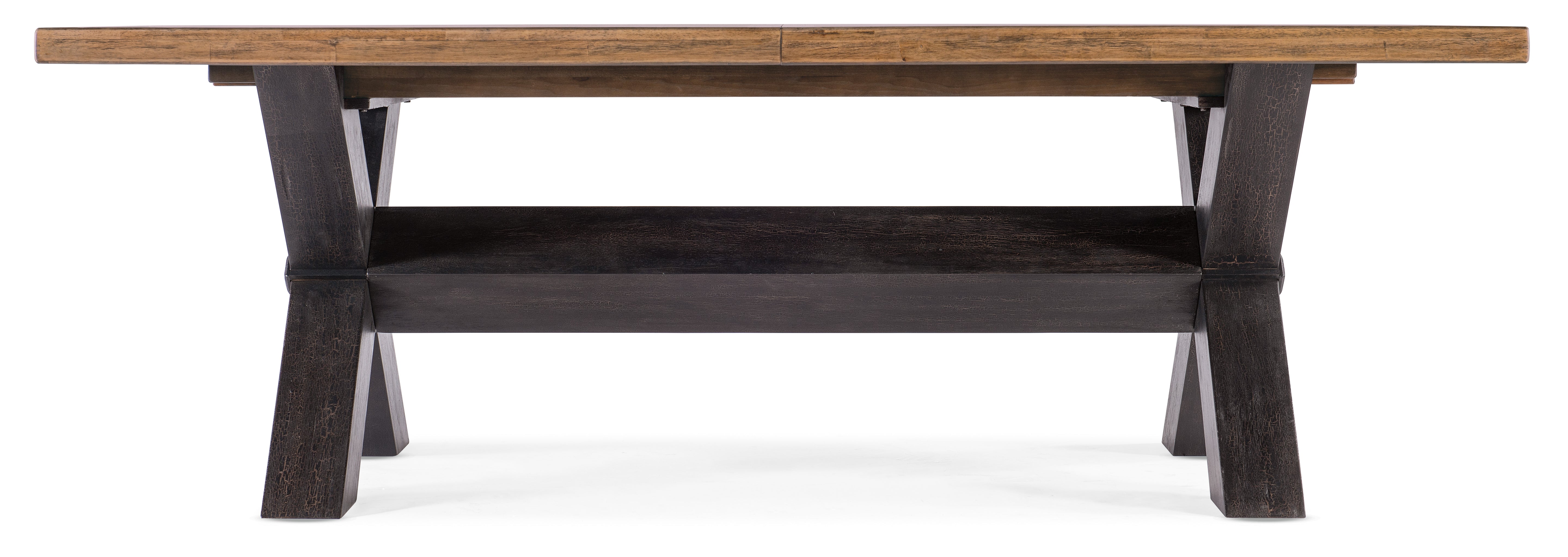 Hooker Furniture Big Sky Trestle Dining Table with 2-20in Leaves