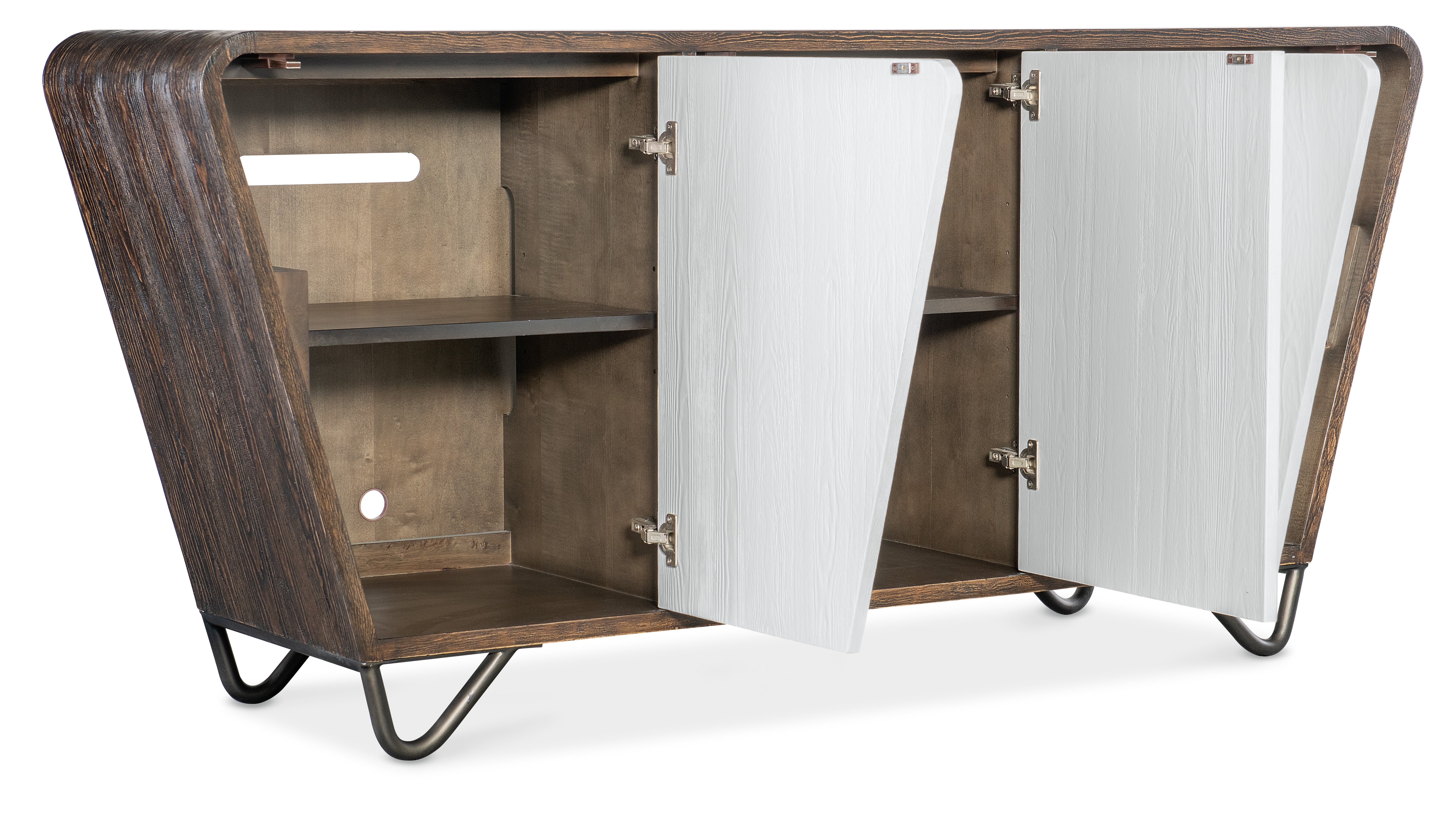 Hooker Furniture Melange Terra Credenza in Dark Brown