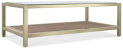 Hooker Furniture Melange Raising Cane Cocktail Table in Silvers