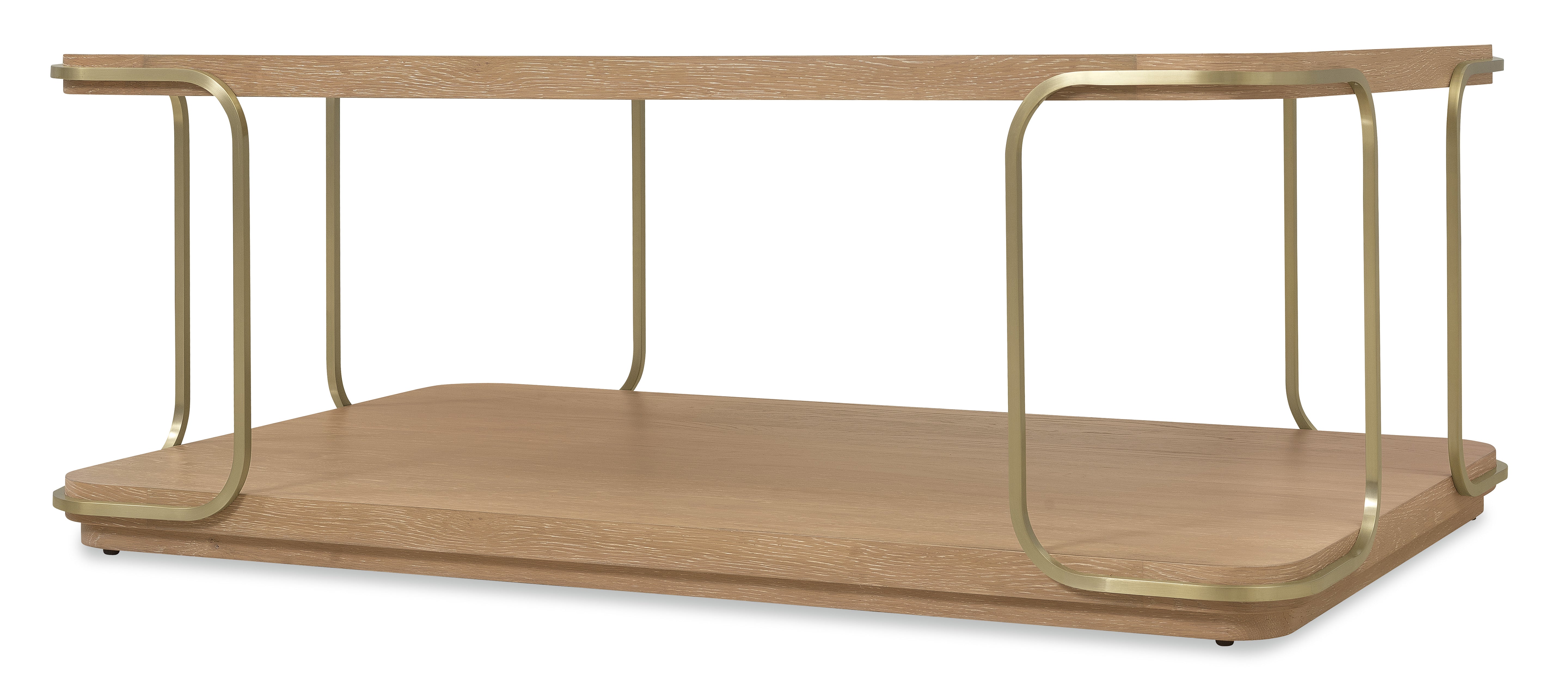 Hooker Furniture Banyon Bay Rectangle Cocktail Table in Light Wood
