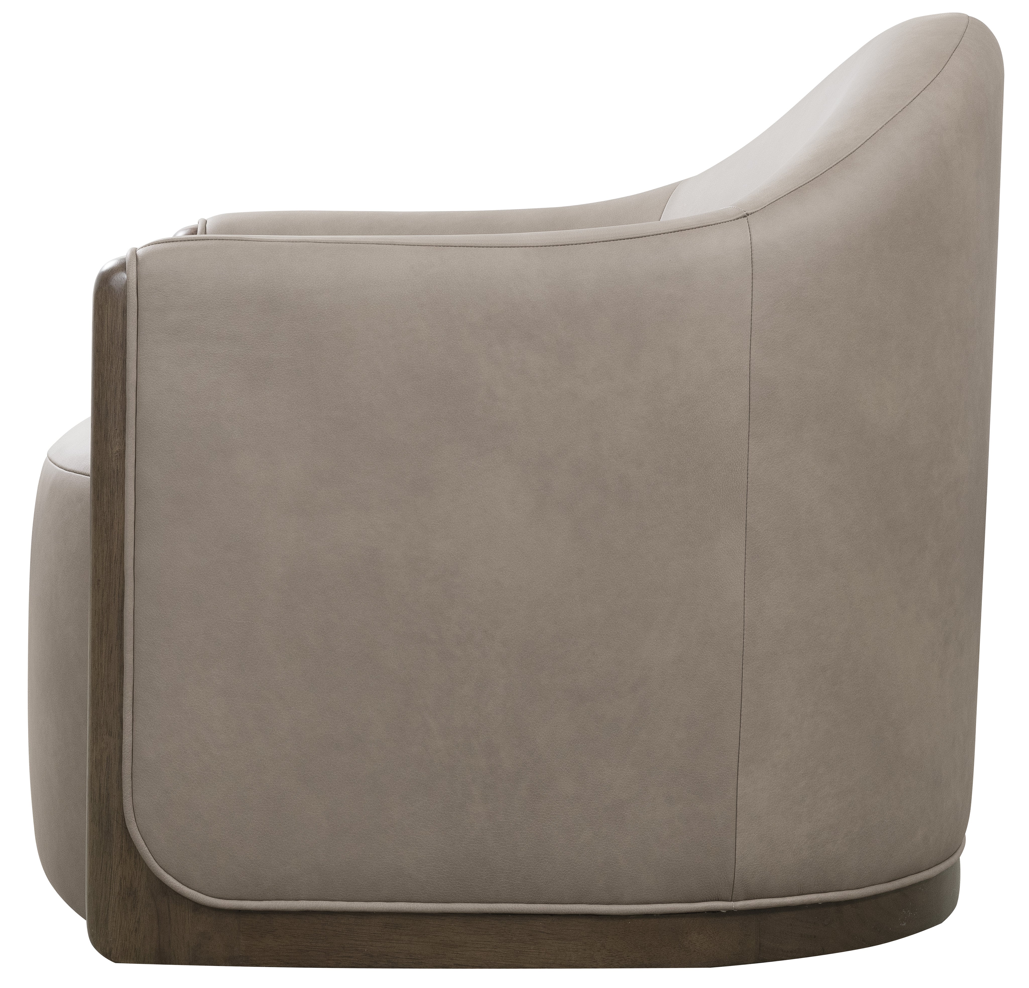 Hooker Furniture Cora Swivel Chair in Brown