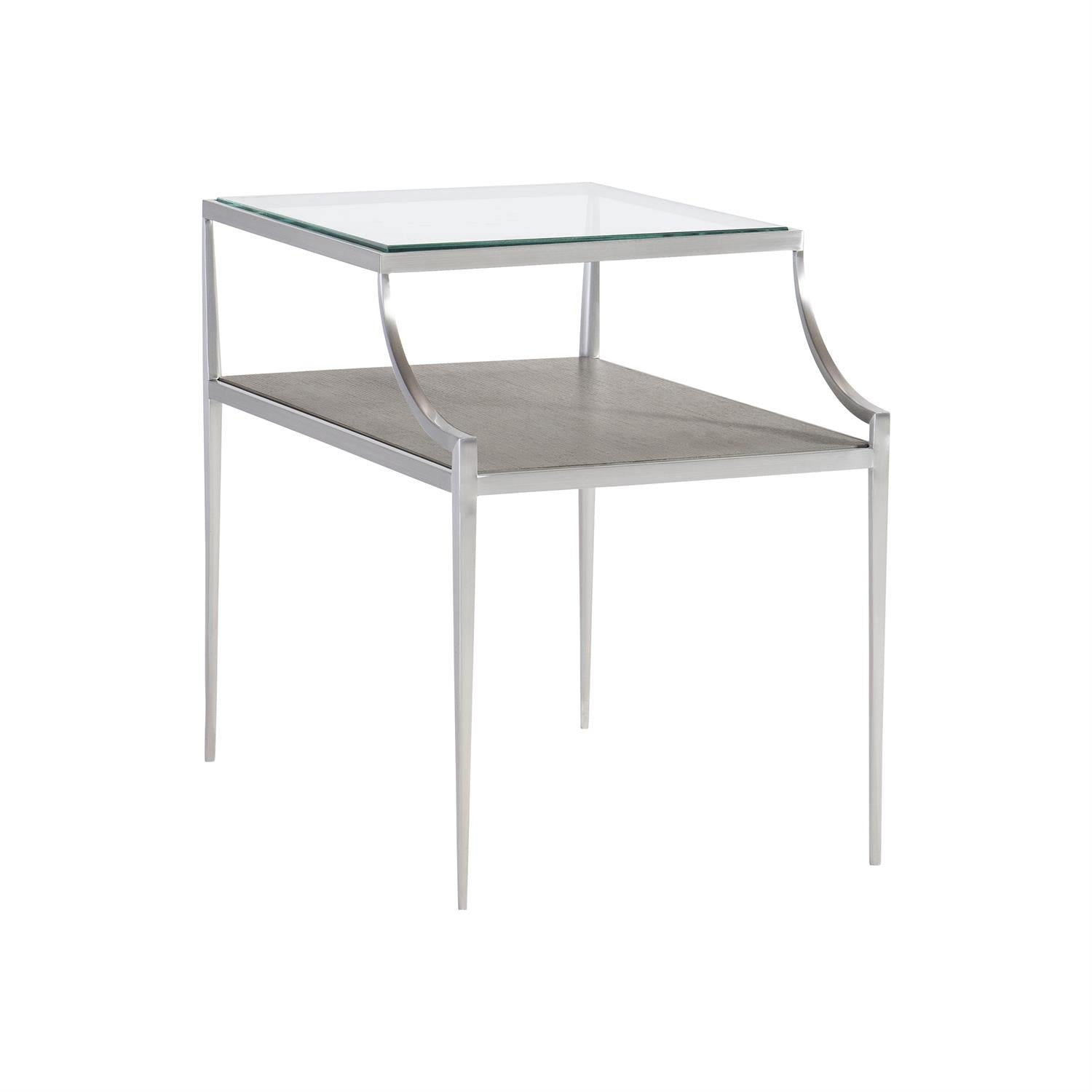 Bernhardt Furniture Cornelia Side Table in Nebbia
