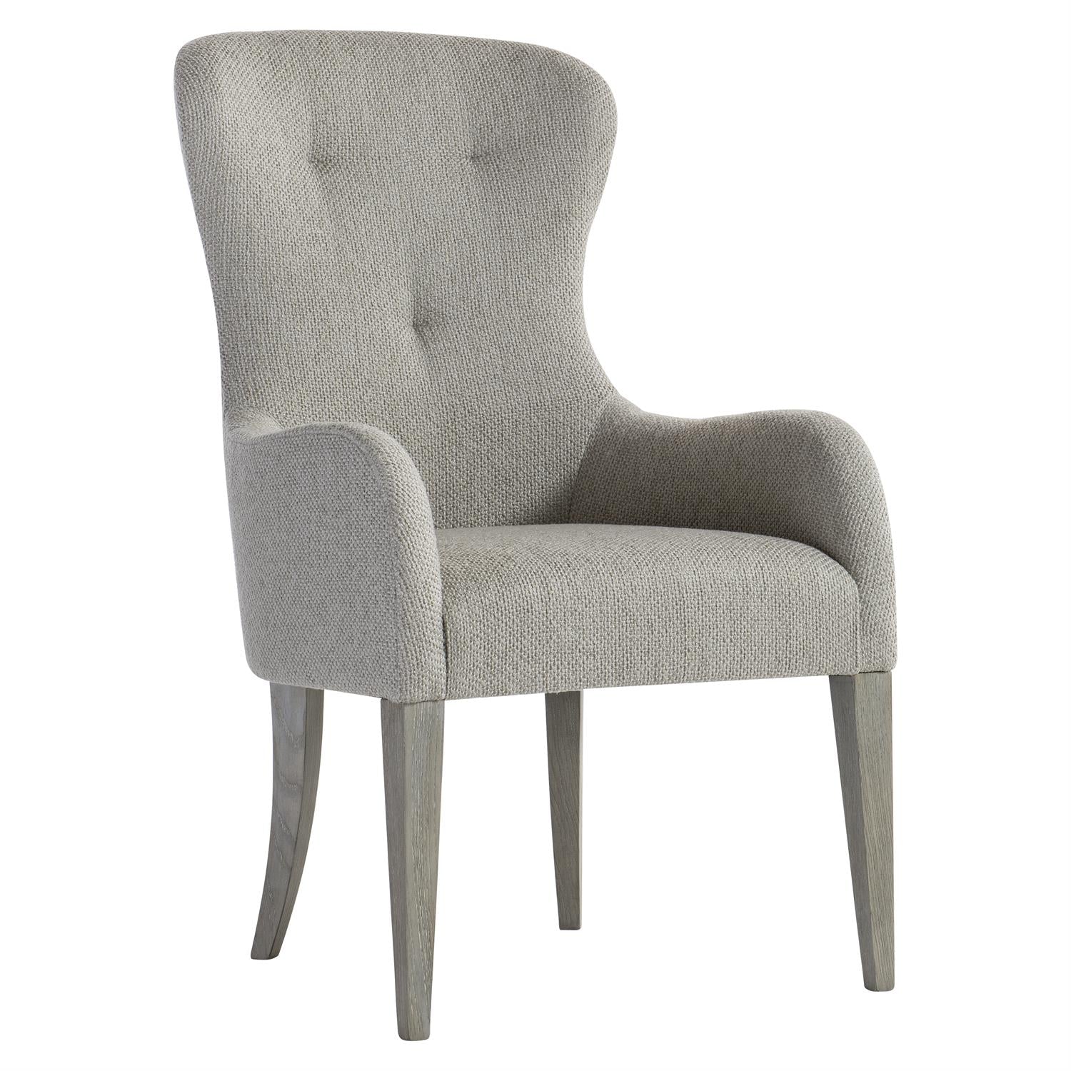 Bernhardt Furniture Cornelia Dining Arm Chair in Nebbia