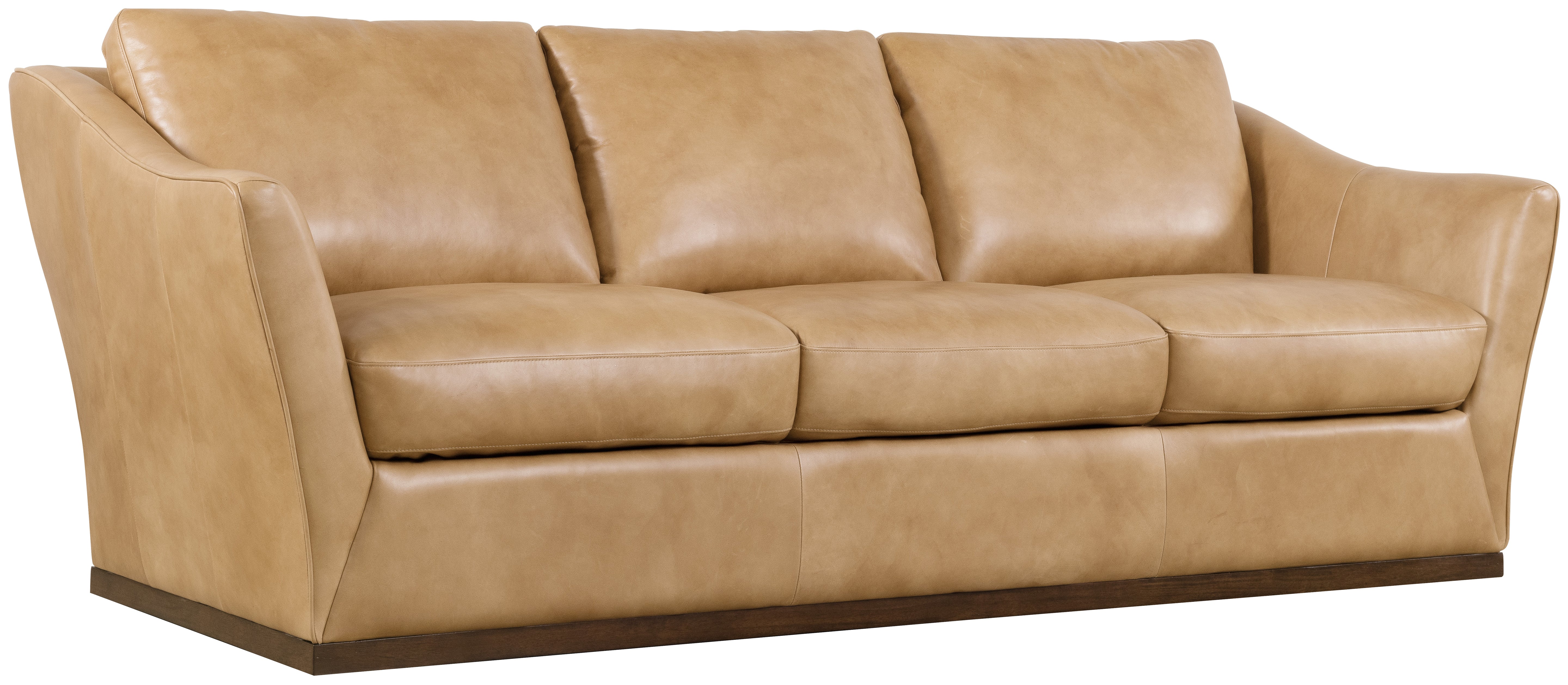 Hooker Furniture Fairfax Stationary Sofa in Brown