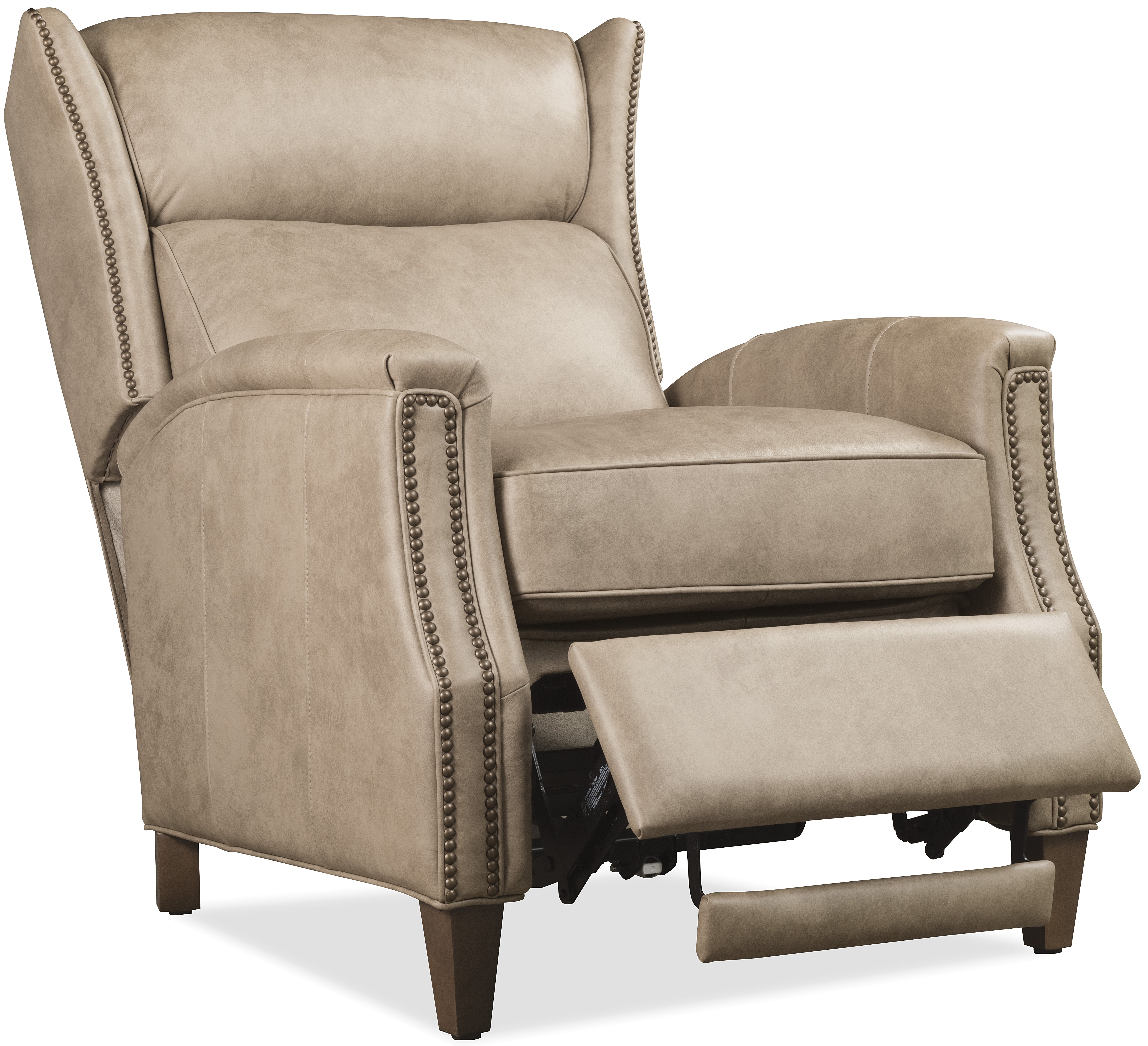 Hooker Furniture Lansing Power Recliner with Power Headrest in Beige