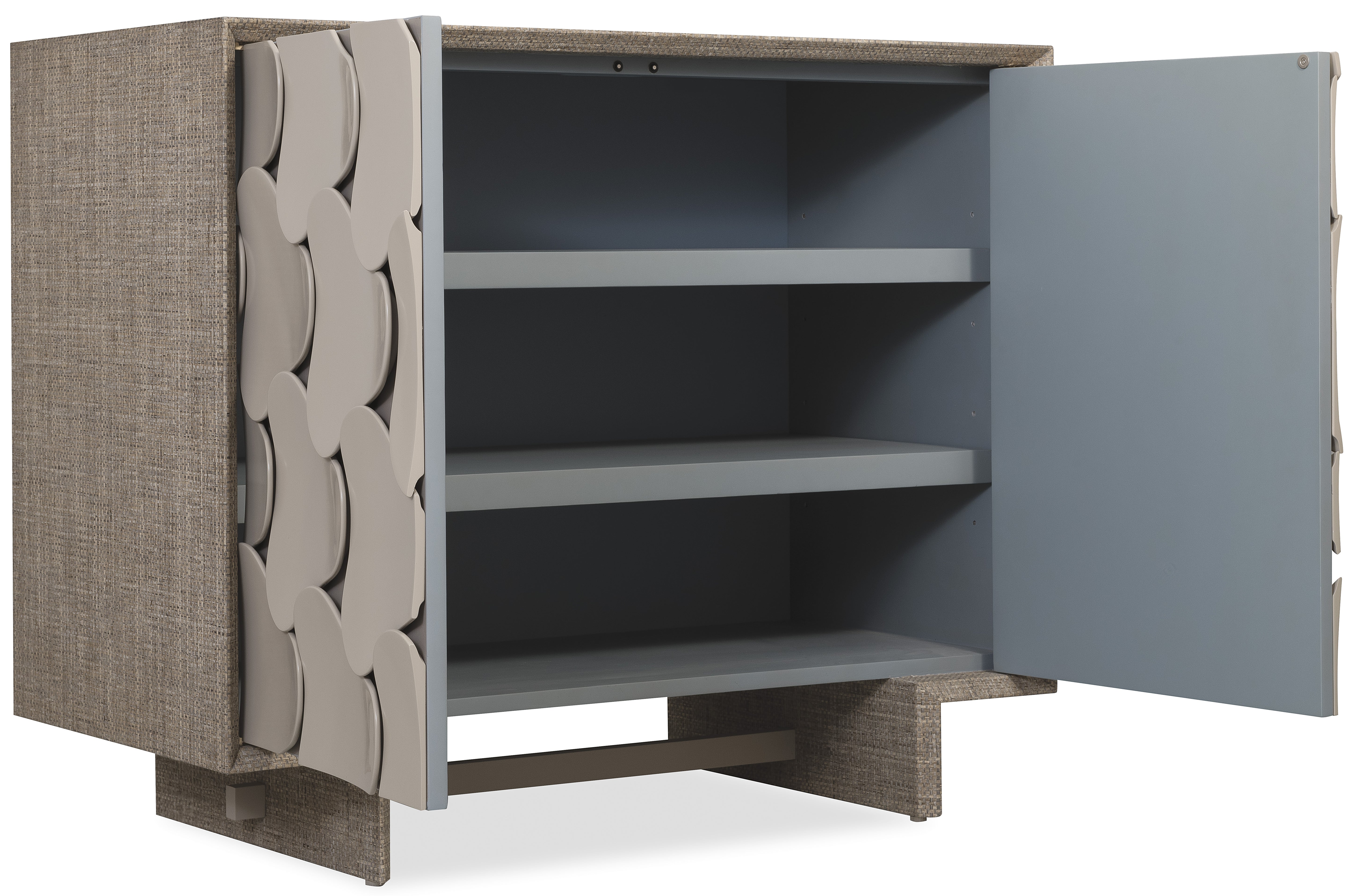 Hooker Furniture Melange Pinwheel Hall Chest in Grays