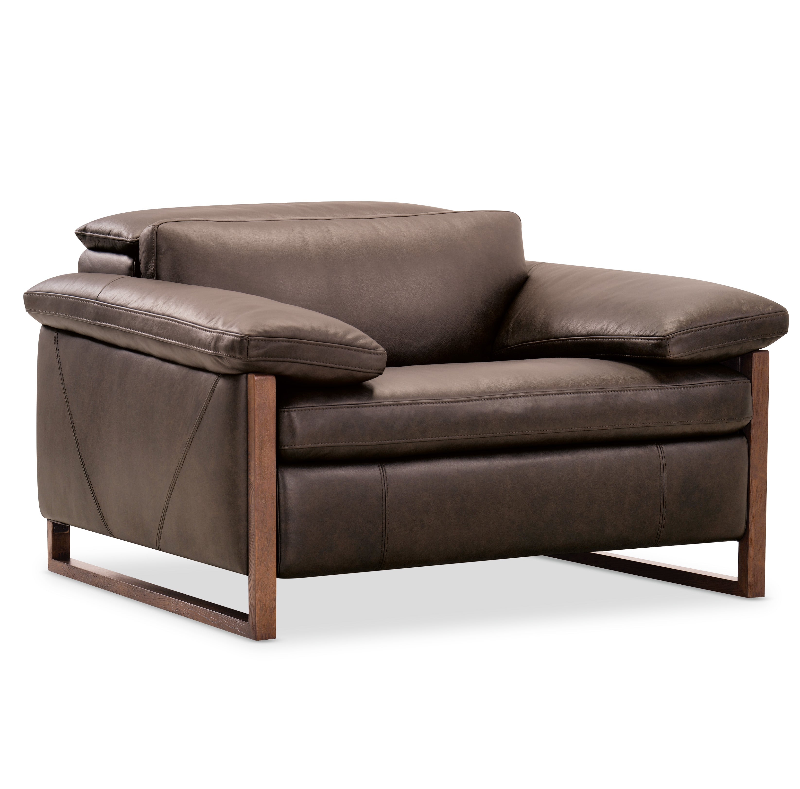 Hooker Furniture Jericho Power Recliner with Power Headrest in Brown
