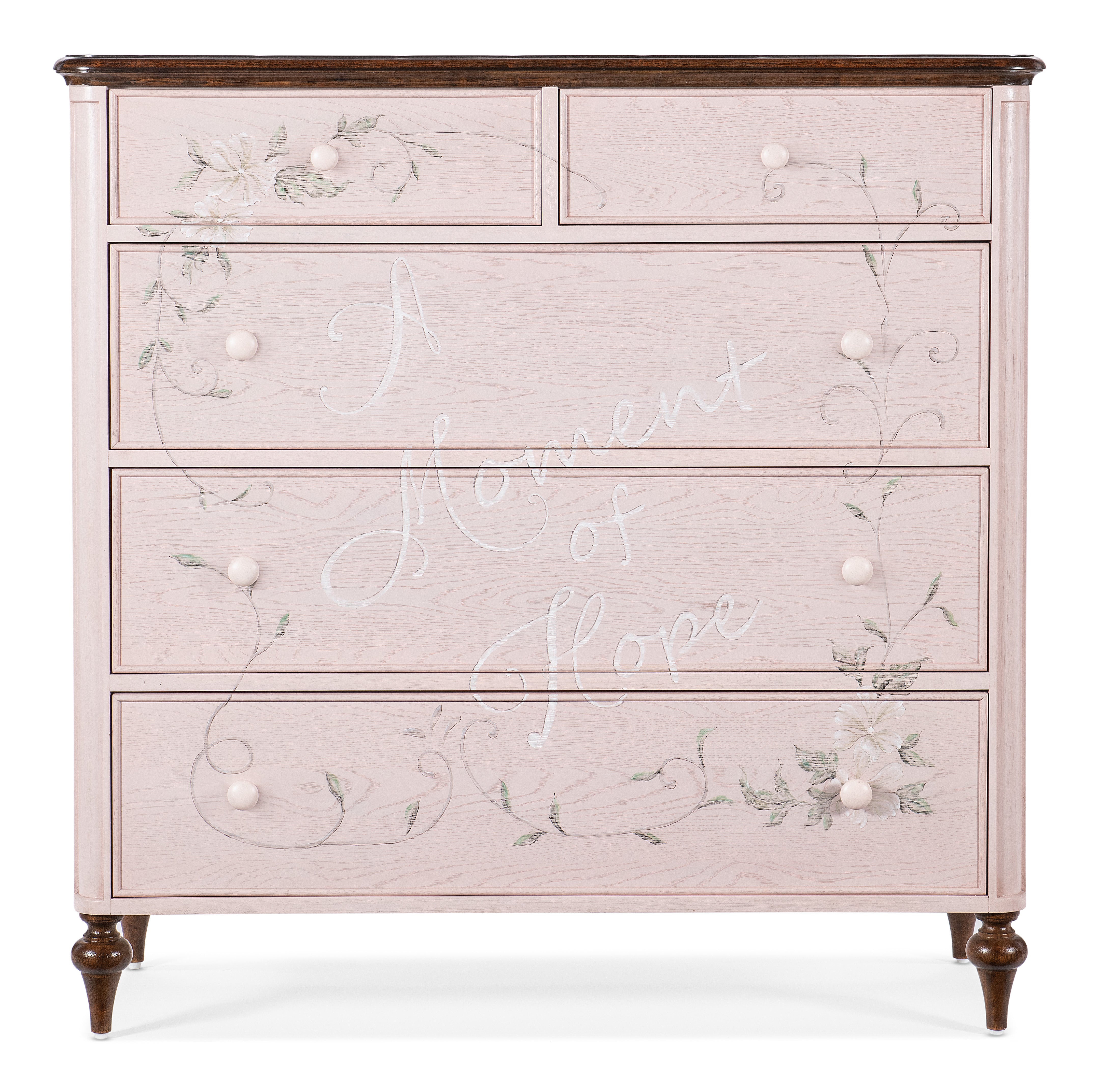 Hooker Furniture Moment of Hope Chest in Light Pink