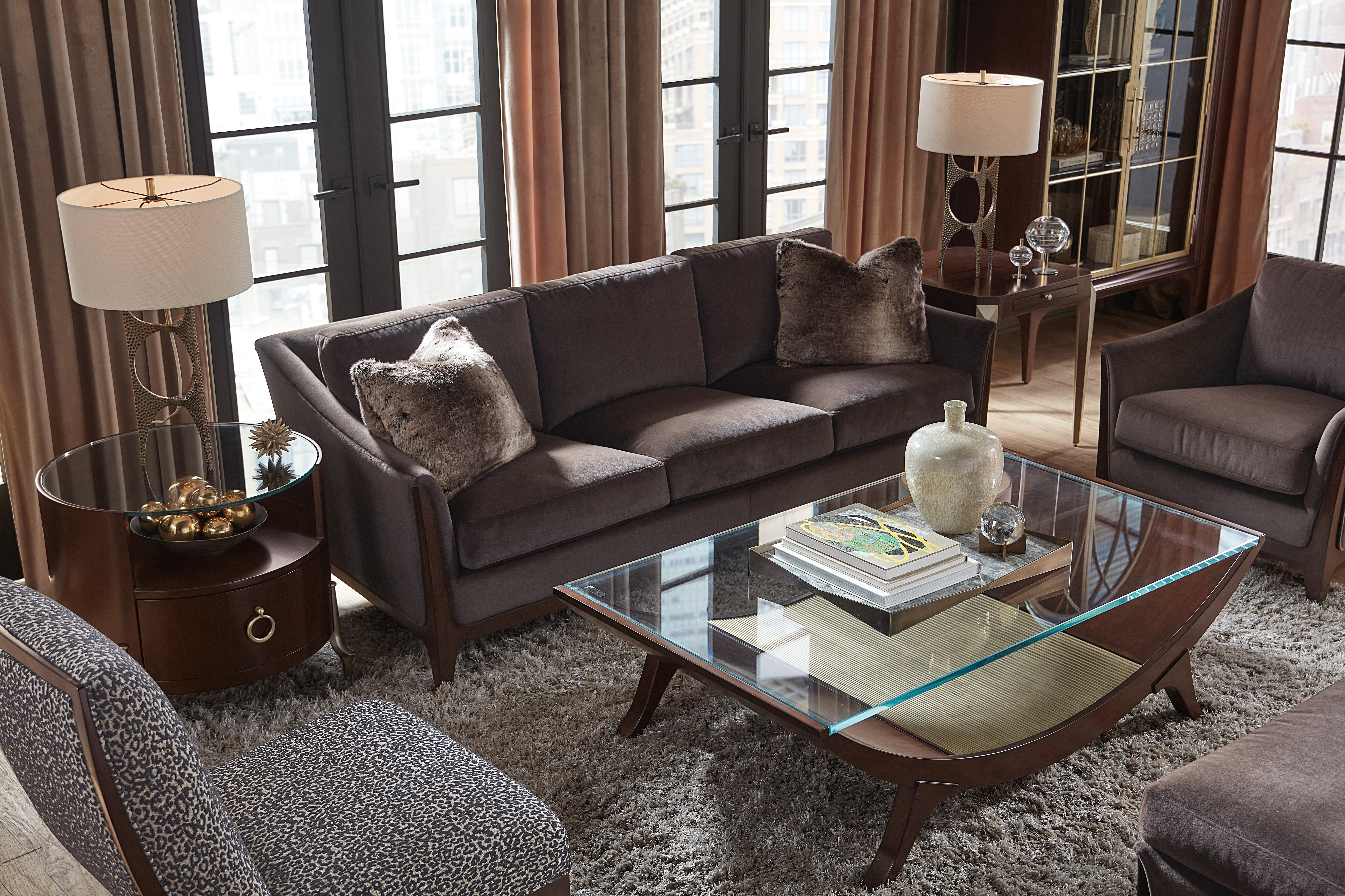 Hooker Furniture Sophia Chair in Brown