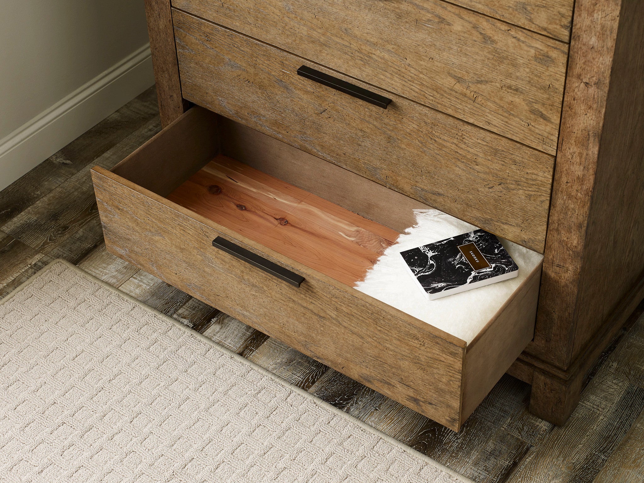 American Drew Skyline Cardell Chest in Smoke