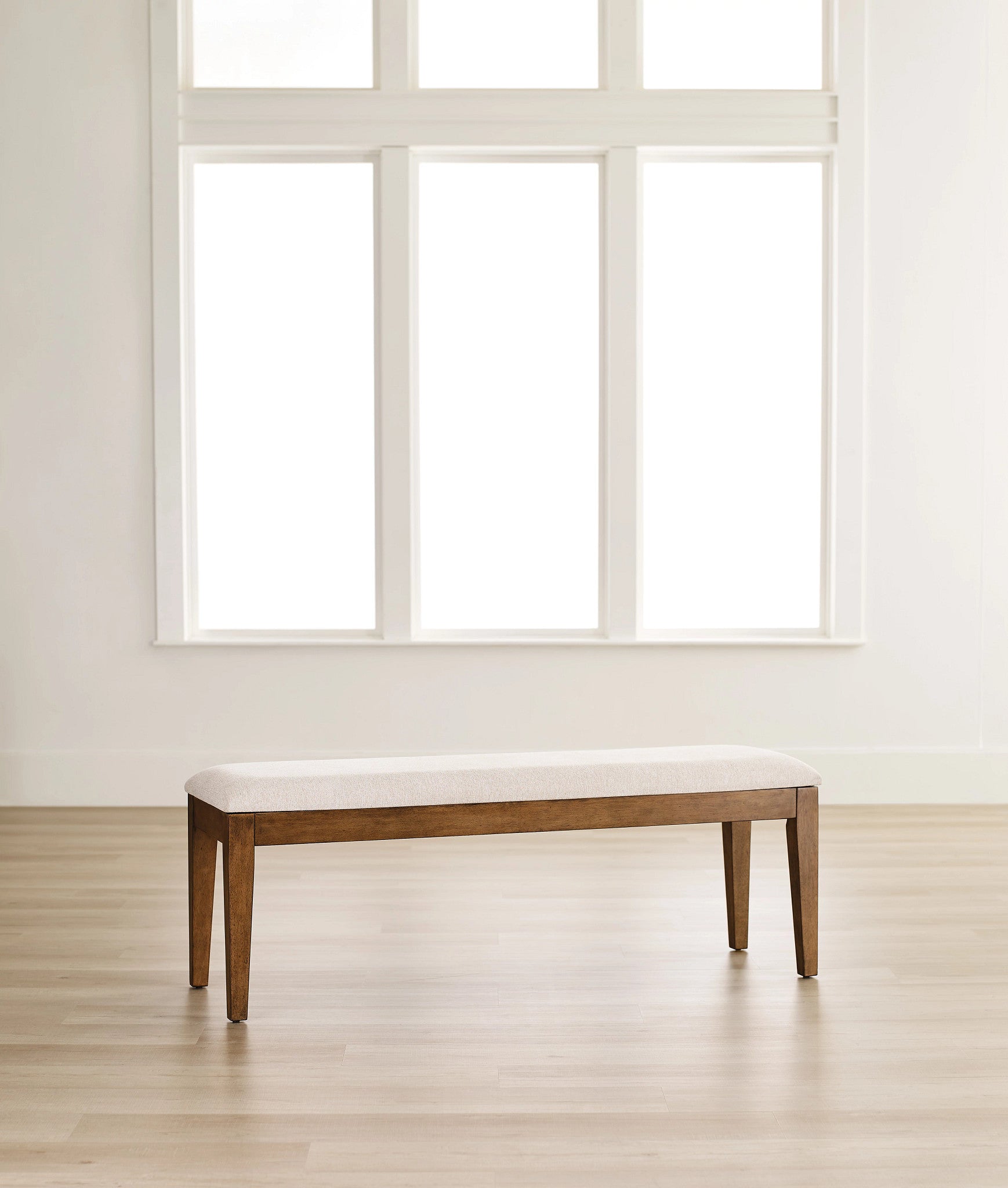 Kincaid Furniture Kafe Upholstered Dining Bench in Cappuccino