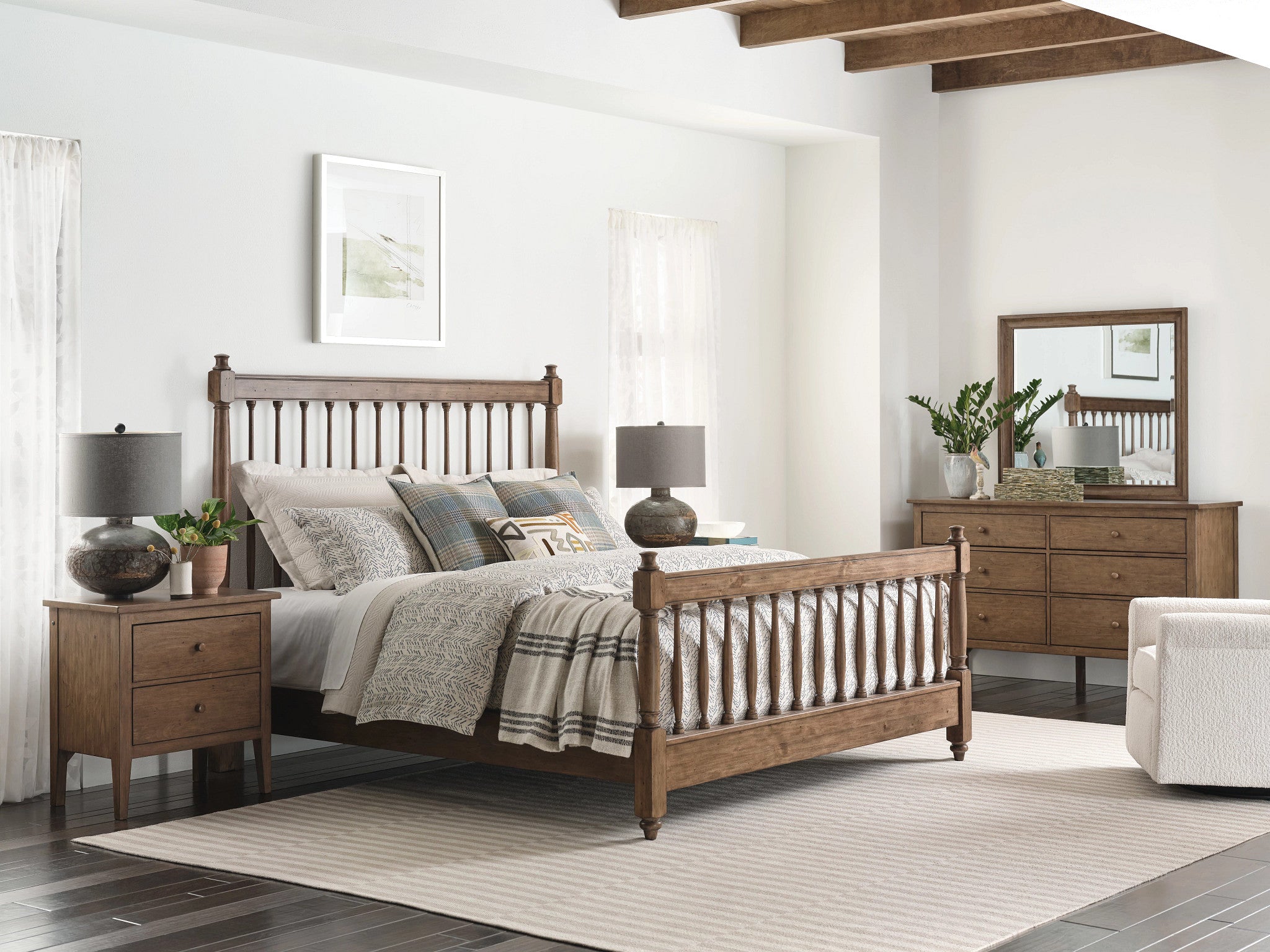 Kincaid Furniture Arbor Glenwood Nightstand in Bark