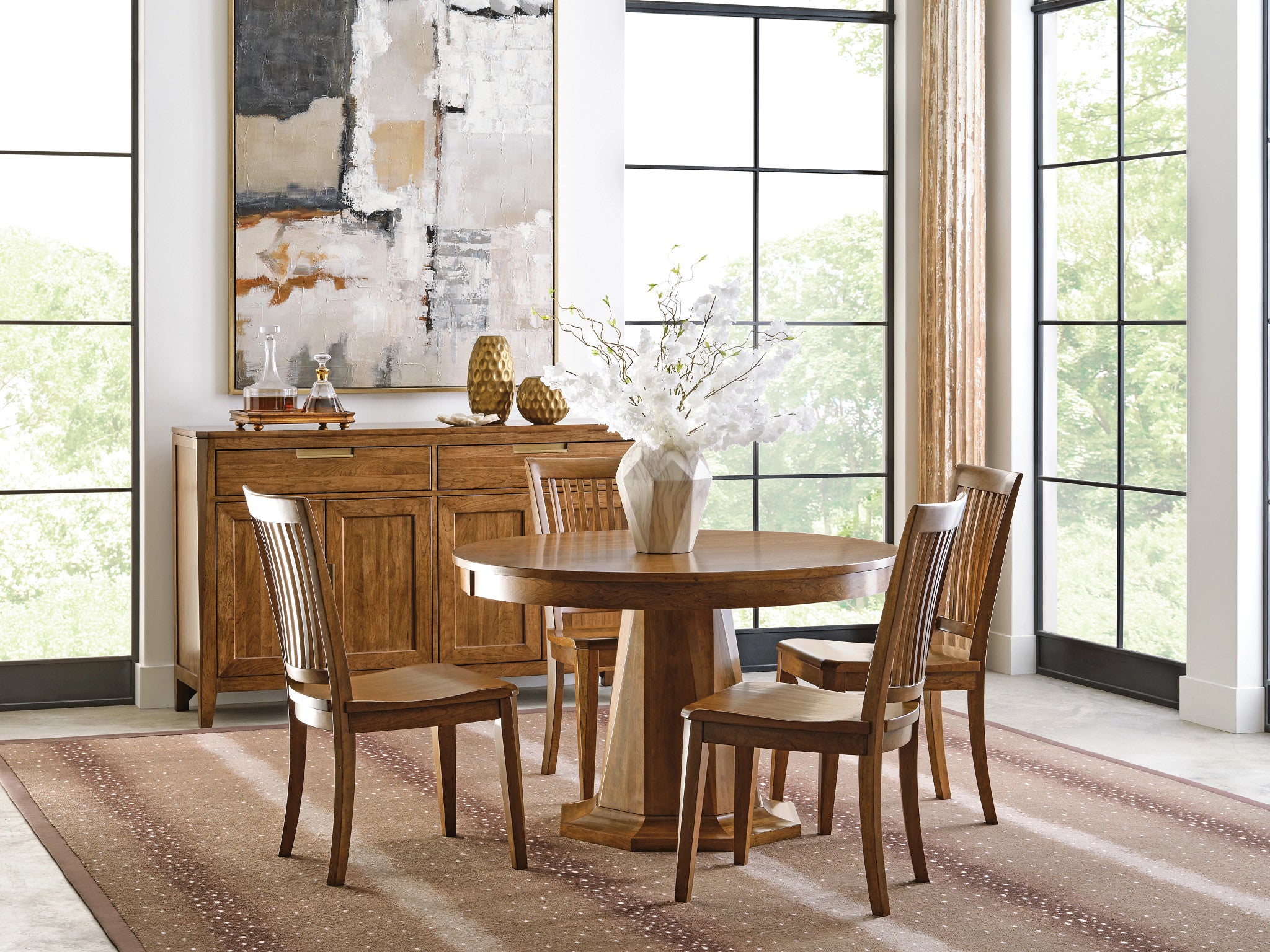 Kincaid Furniture Aspire Preface Cabinet in Aspire Cherry/Champagne