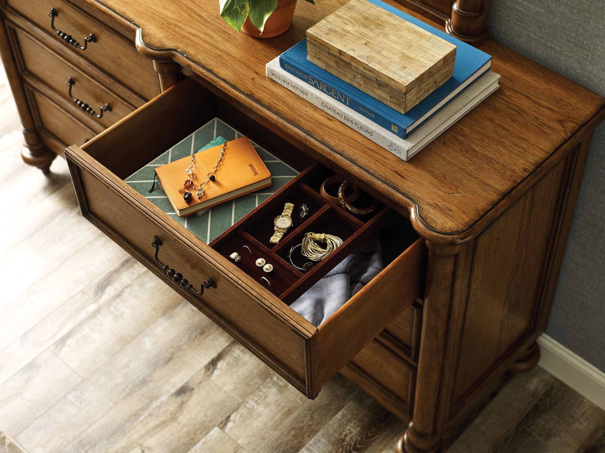 American Drew Berkshire Mayview Dresser in Cognac