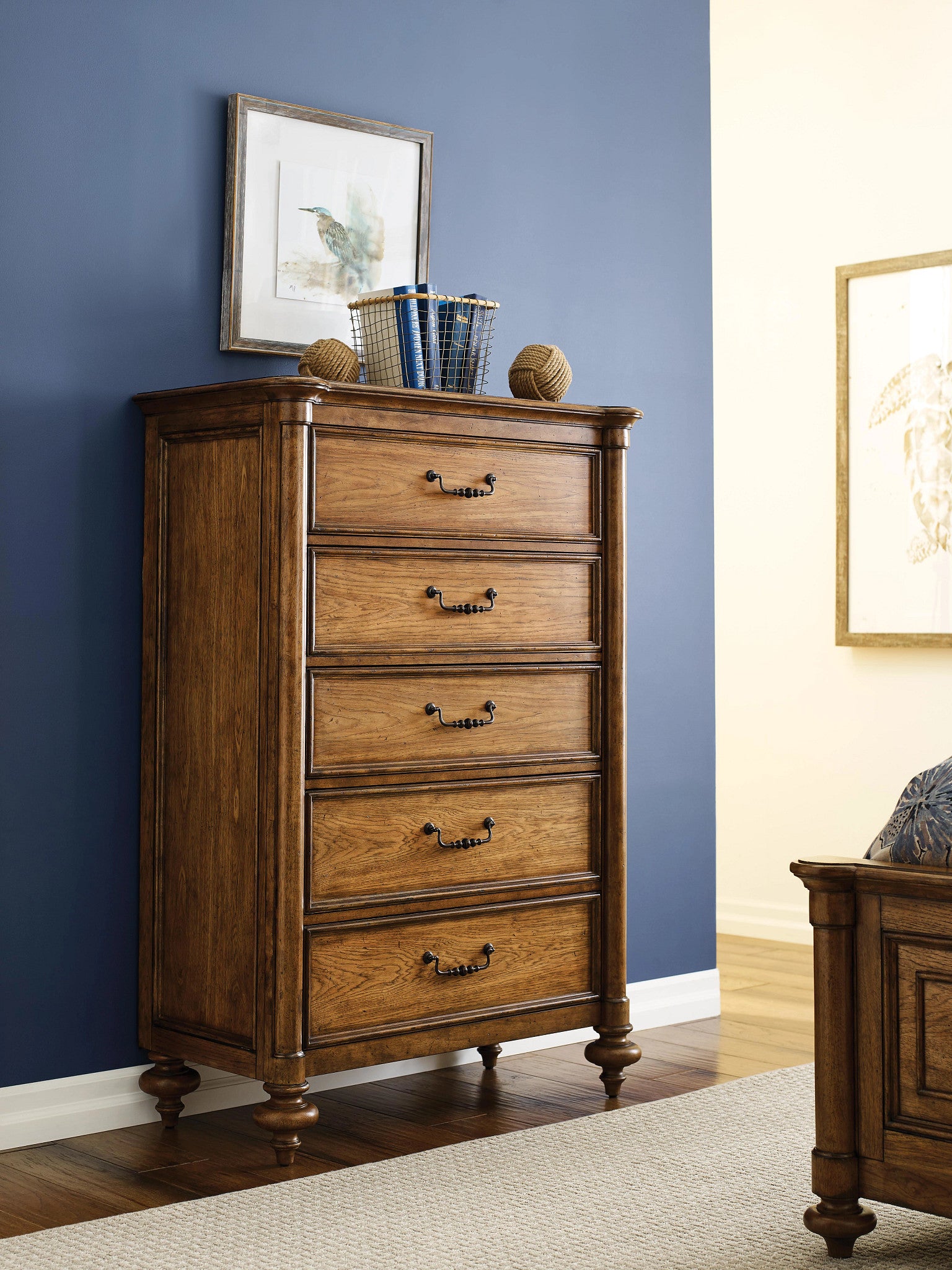 American Drew Berkshire Penley Drawer Chest in Cognac
