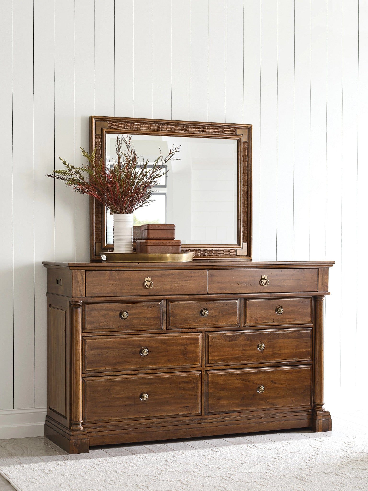Kincaid Furniture Bridgetown Bridgetown Mirror in Heritage Maple