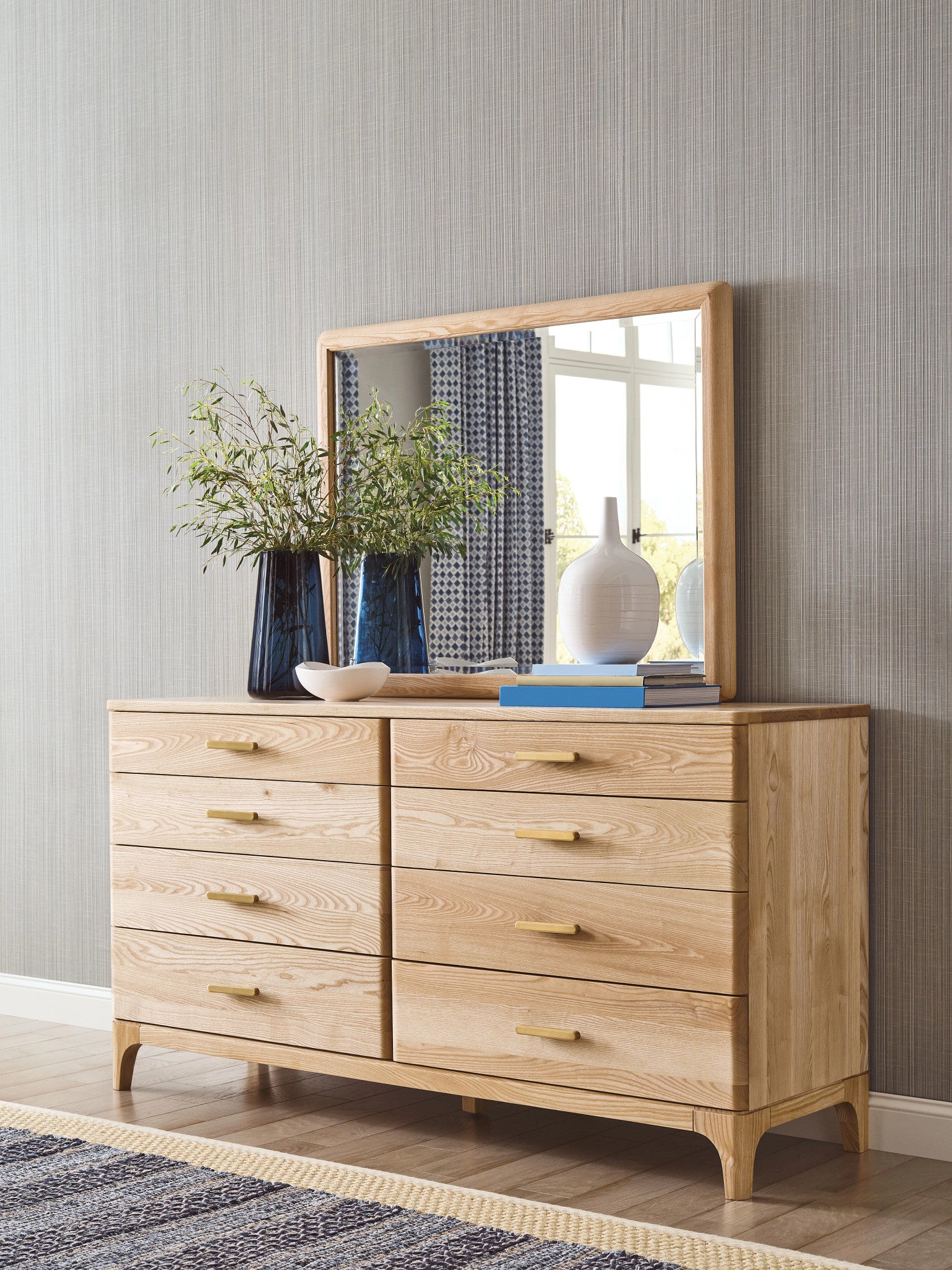 Kincaid Furniture Essence Essence Mirror in Essence Ash