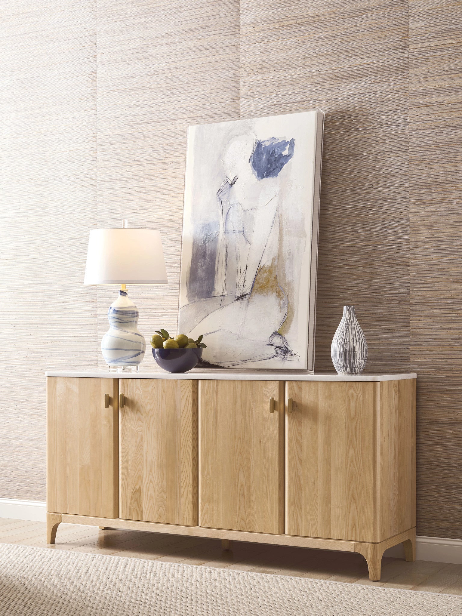 Kincaid Furniture Essence Monroe Credenza - Marble in Essence Ash