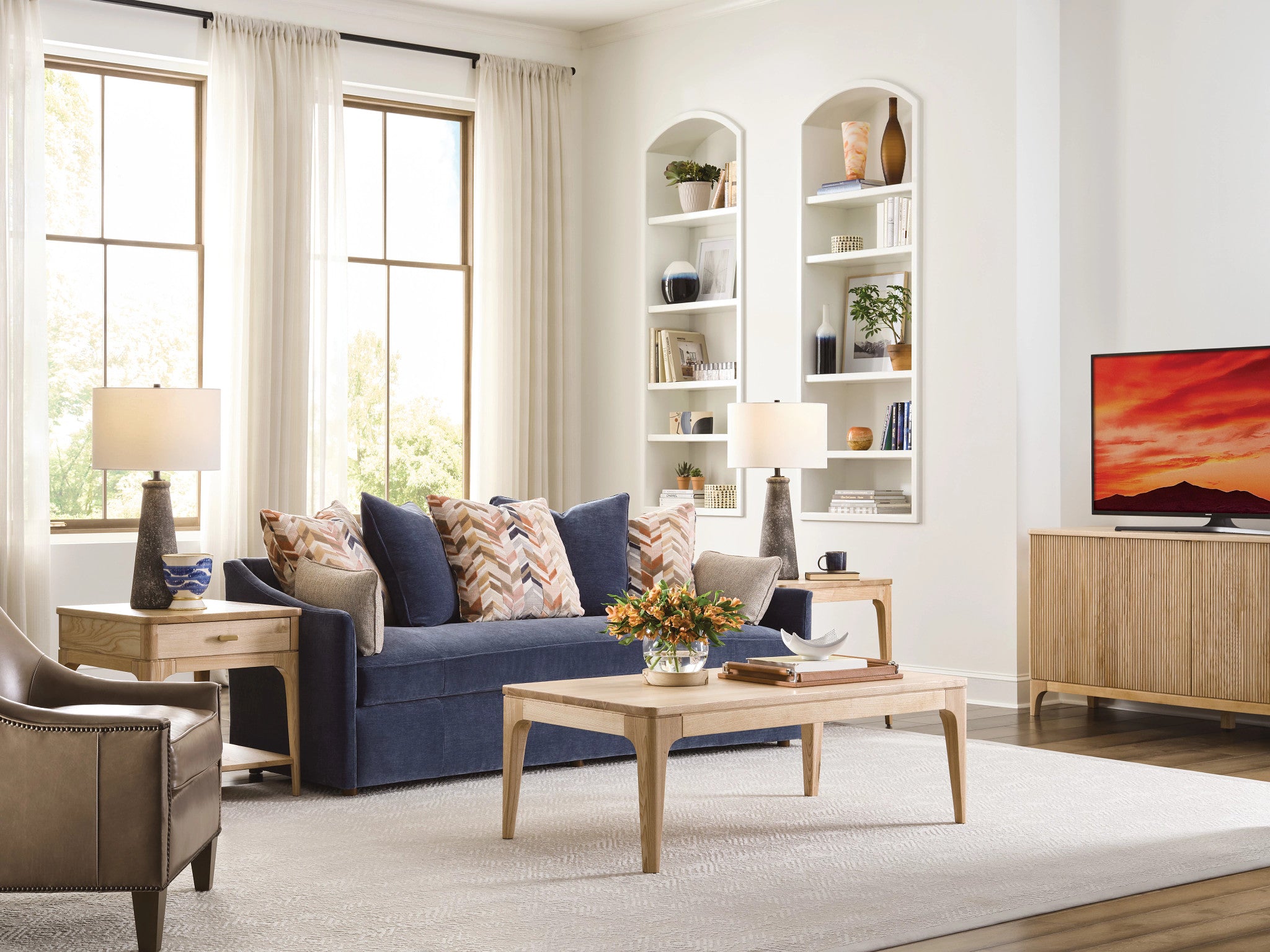 Kincaid Furniture Essence Newport Rectangular Coffee Table in Essence Ash
