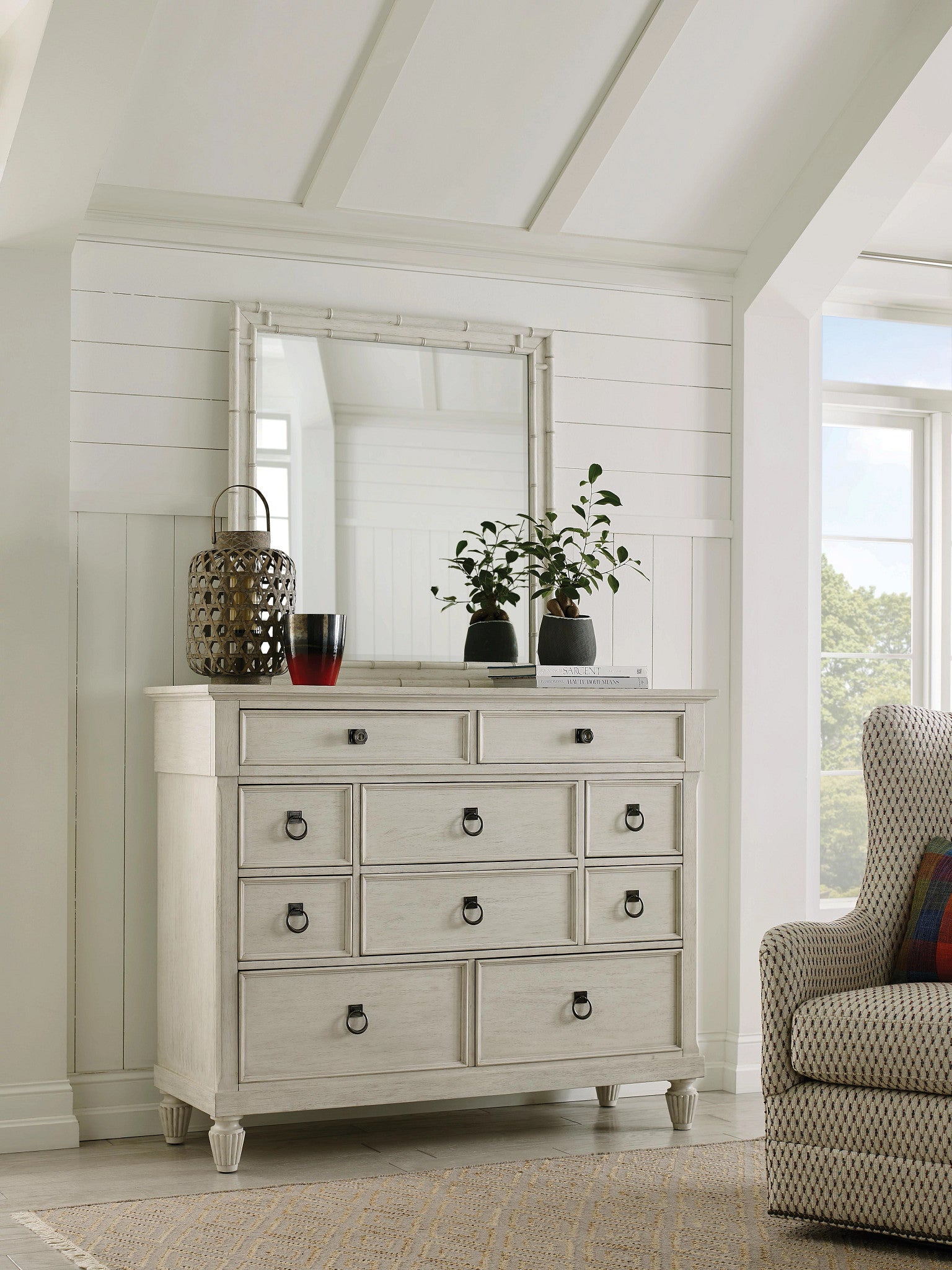 American Drew Grand Bay Aster Bureau in Egret