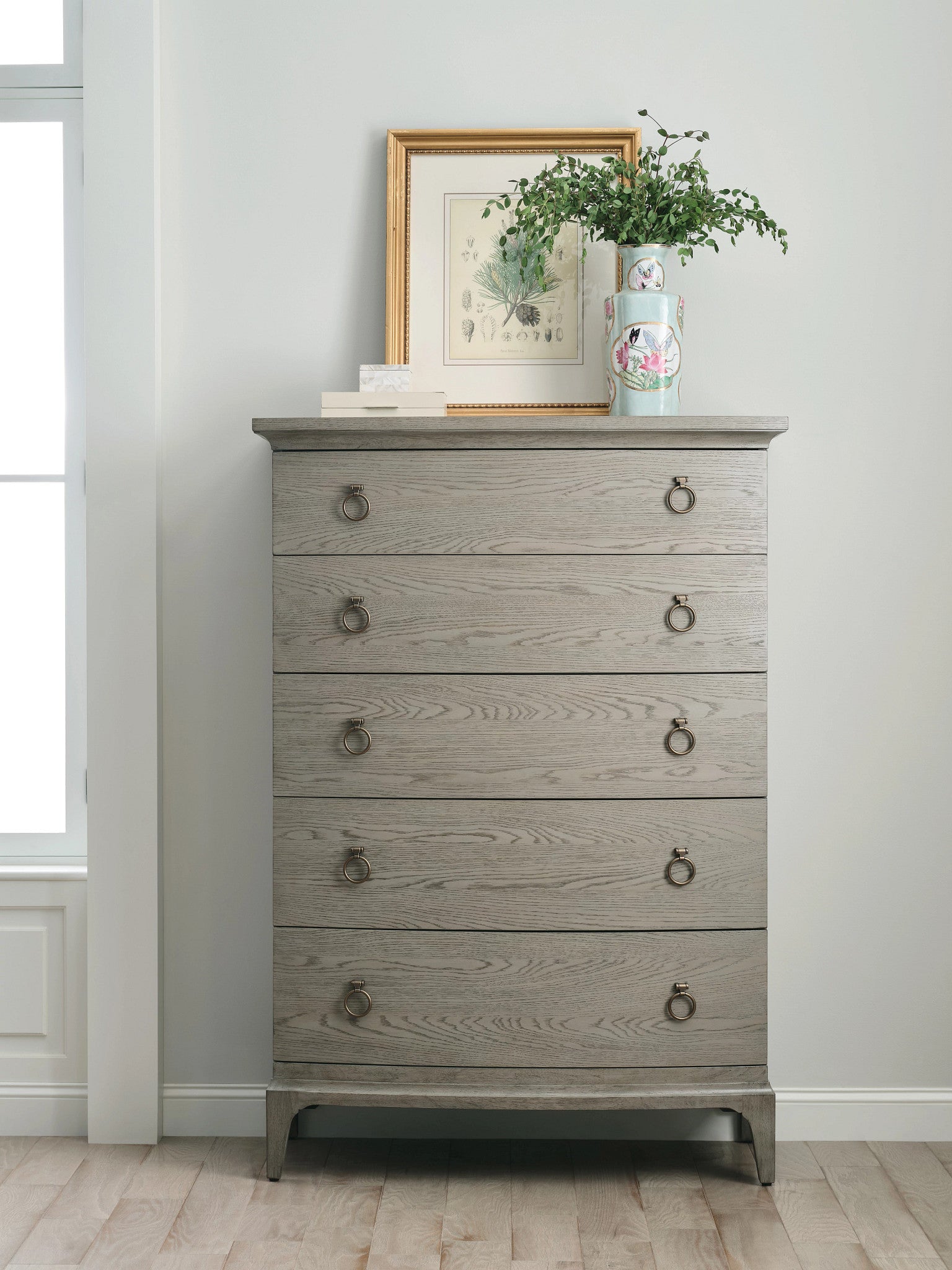 American Drew Milan Montreat Chest  in Stone Metal