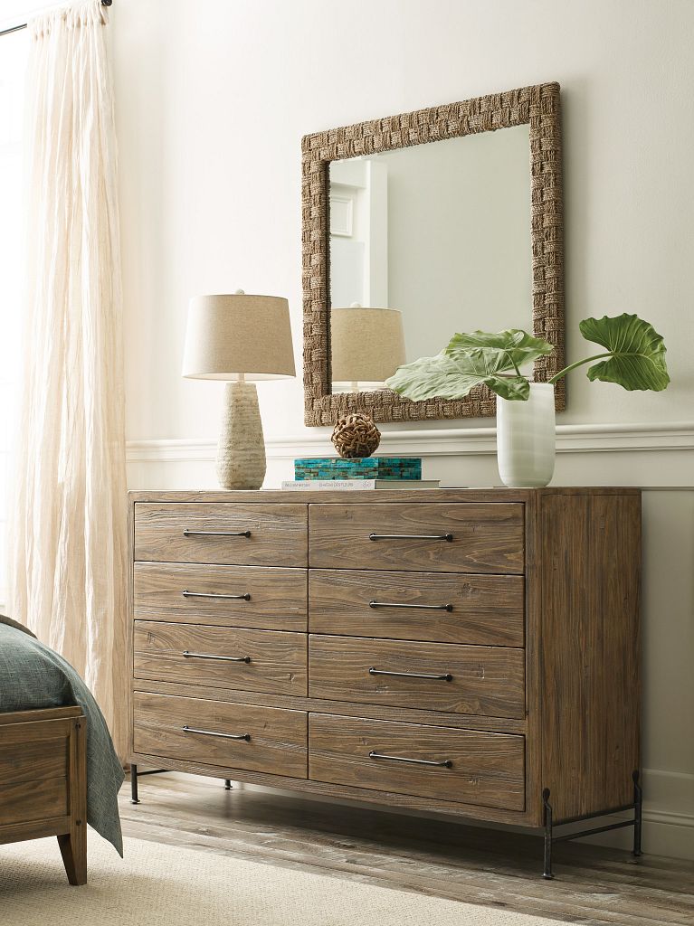 Kincaid Furniture Modern Forge Woven Mirror in Natural