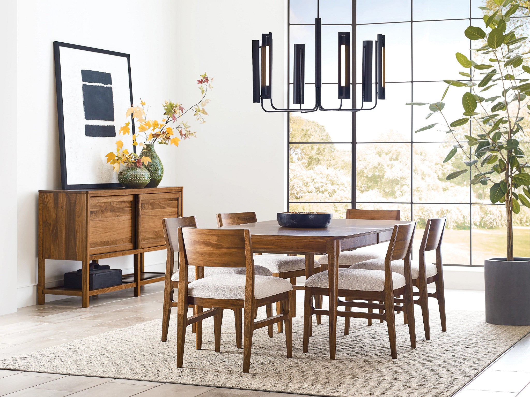 Kincaid Furniture Monogram Walnut Mackie Dining Chair in Walnut