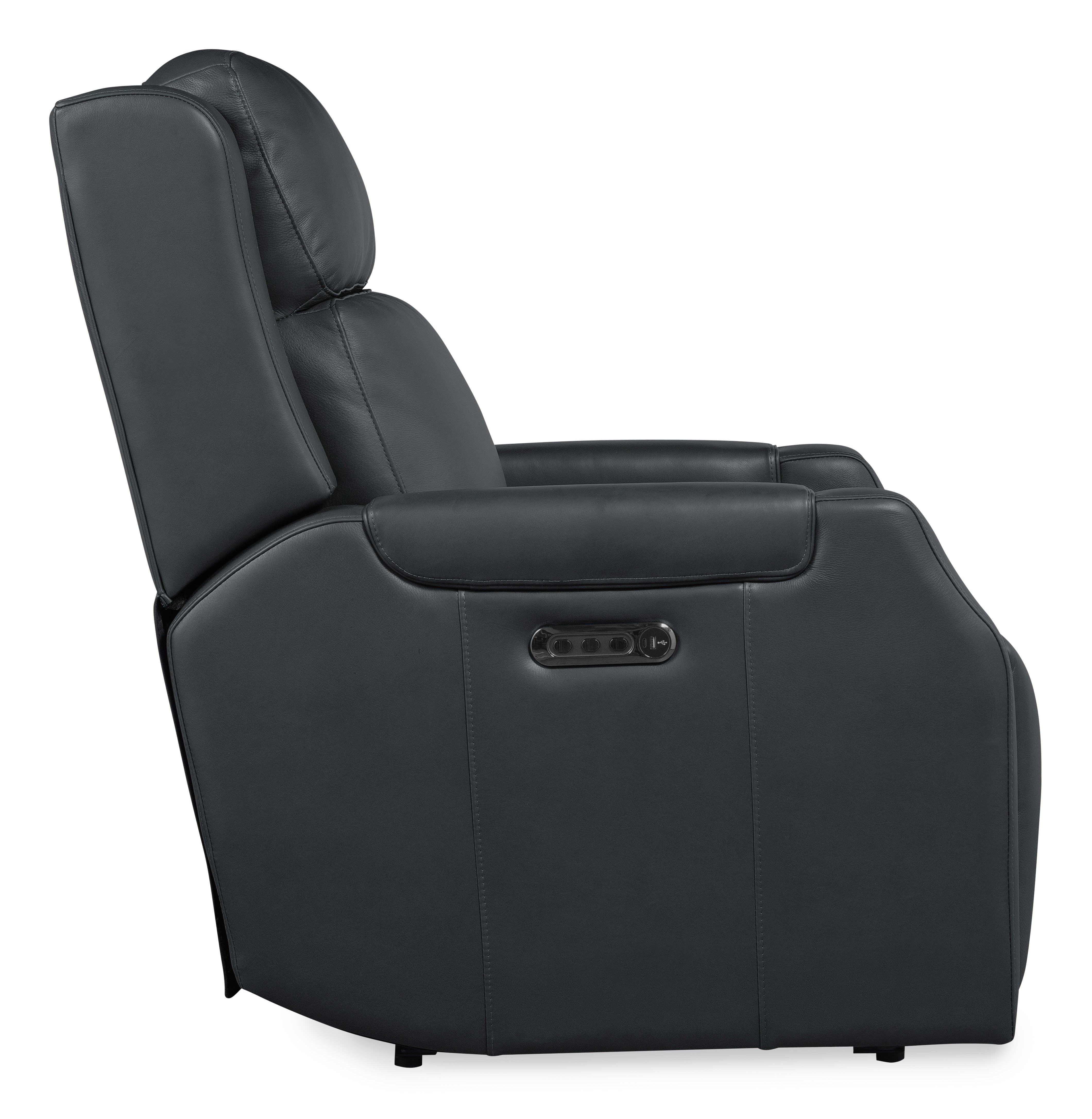 Hooker Furniture Nelson Zero Gravity Power Recliner with Power Headrest and Lumbar in Blue