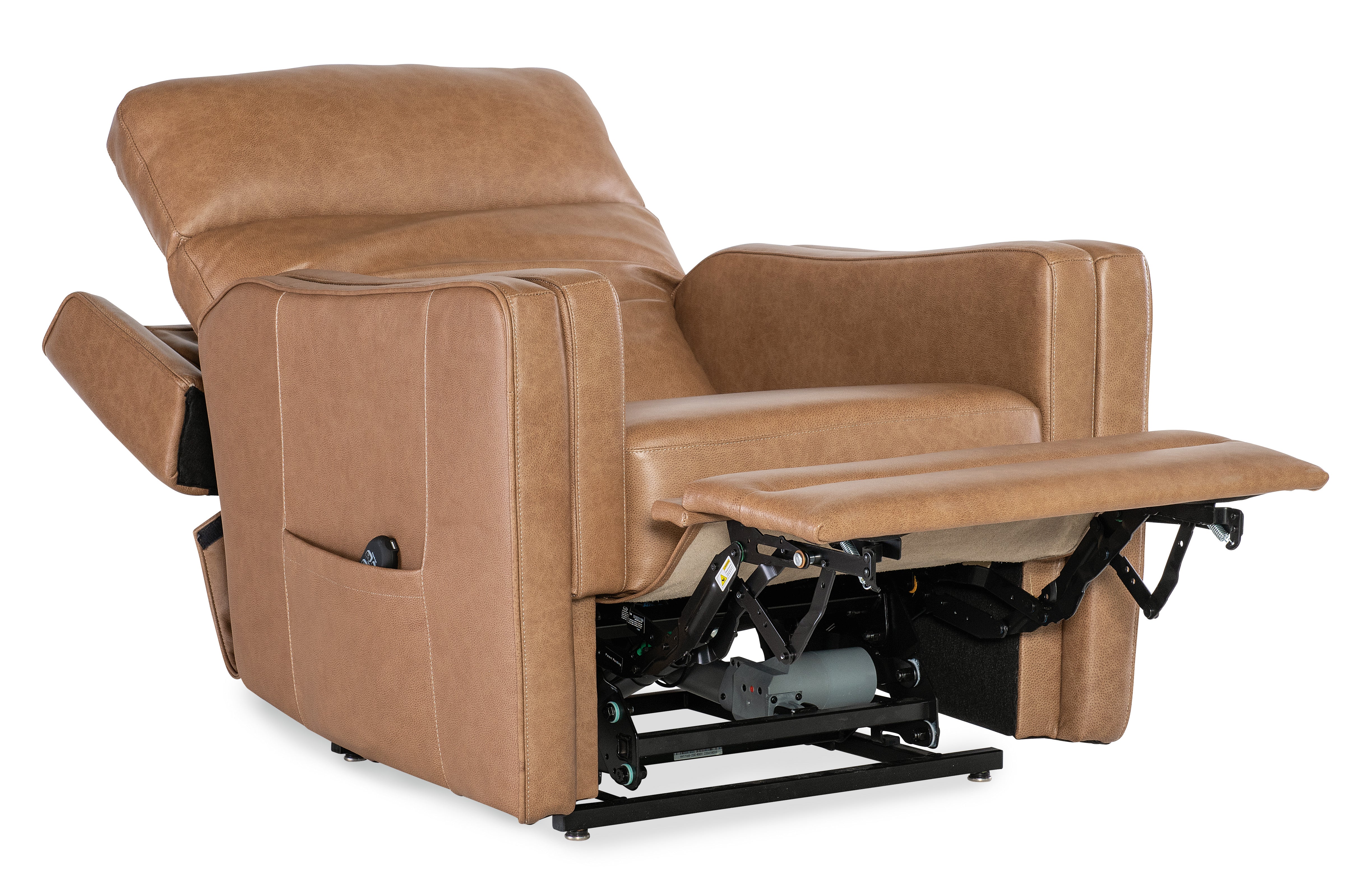 Hooker Furniture Thyme Power Recliner with Power Headrest, Lumbar & Lift in Brown