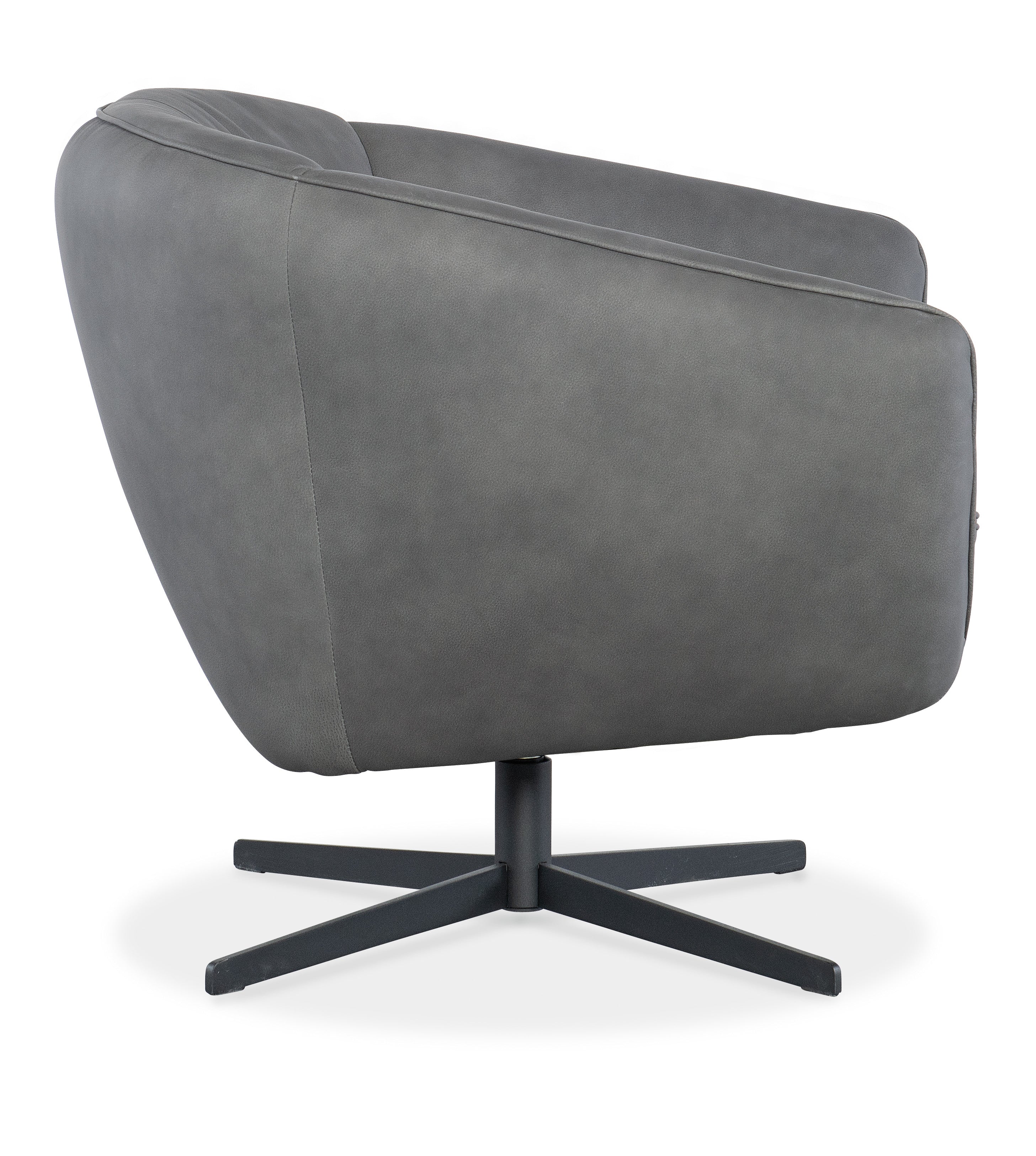Hooker Furniture Mina Swivel Chair in Gray