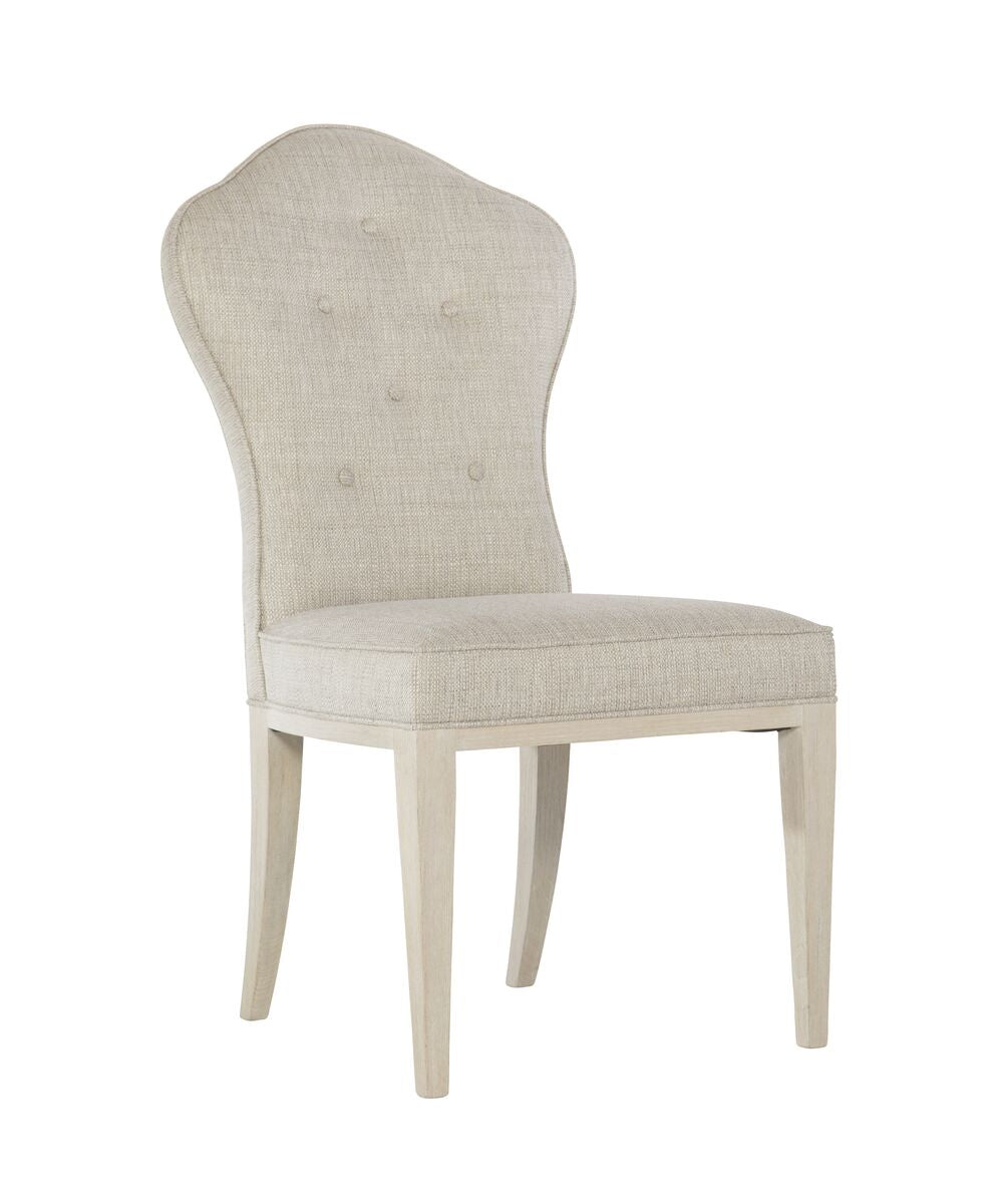 Bernhardt Furniture East Hampton Dining Side Chair in Cerused Linen
