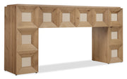 Hooker Furniture Commerce and Market Haven Console Table in Medium Wood